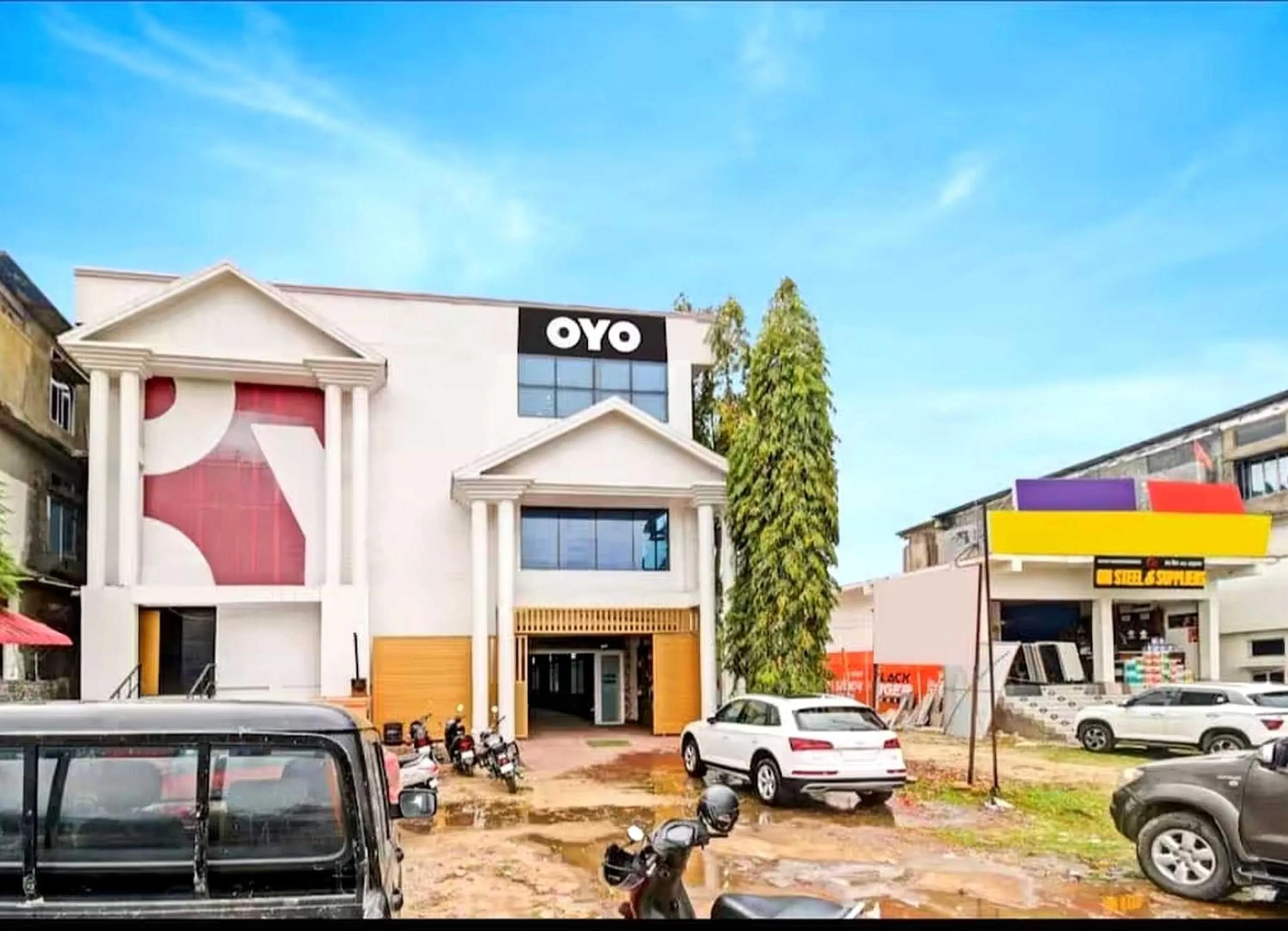 Facade/entrance in Collection O Megha Resort
