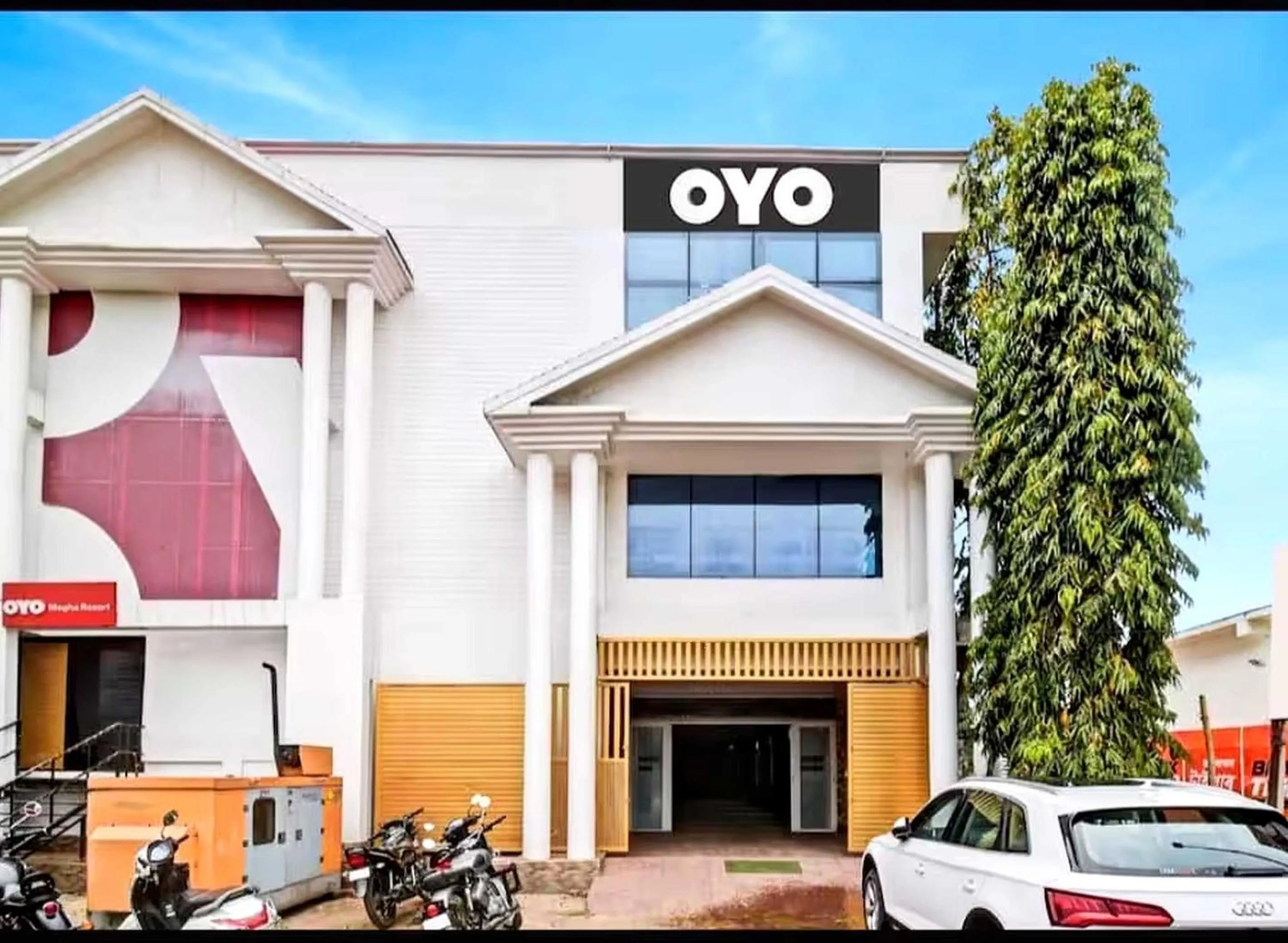 Facade/entrance in Collection O Megha Resort