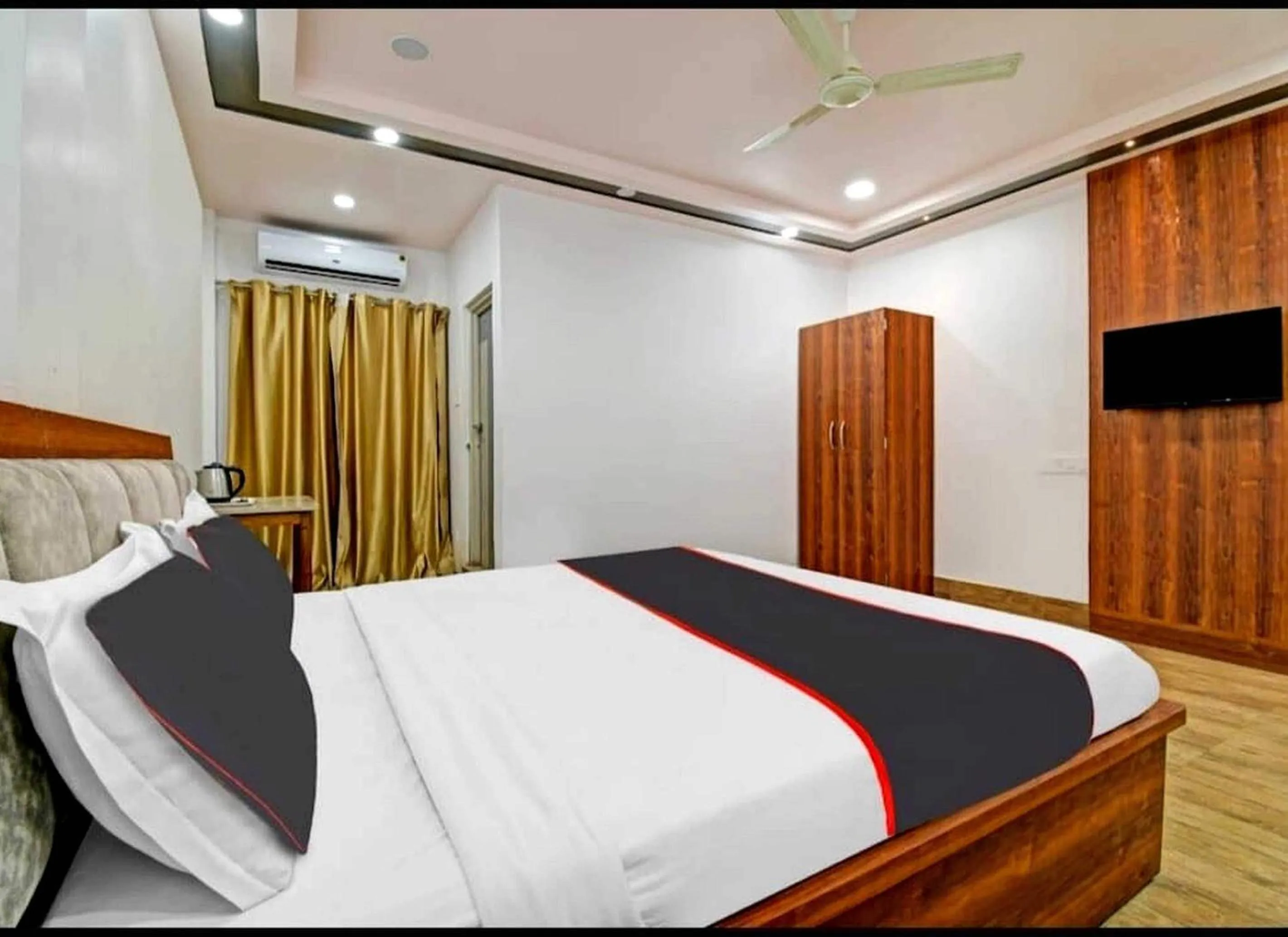 Bedroom in Collection O Megha Resort