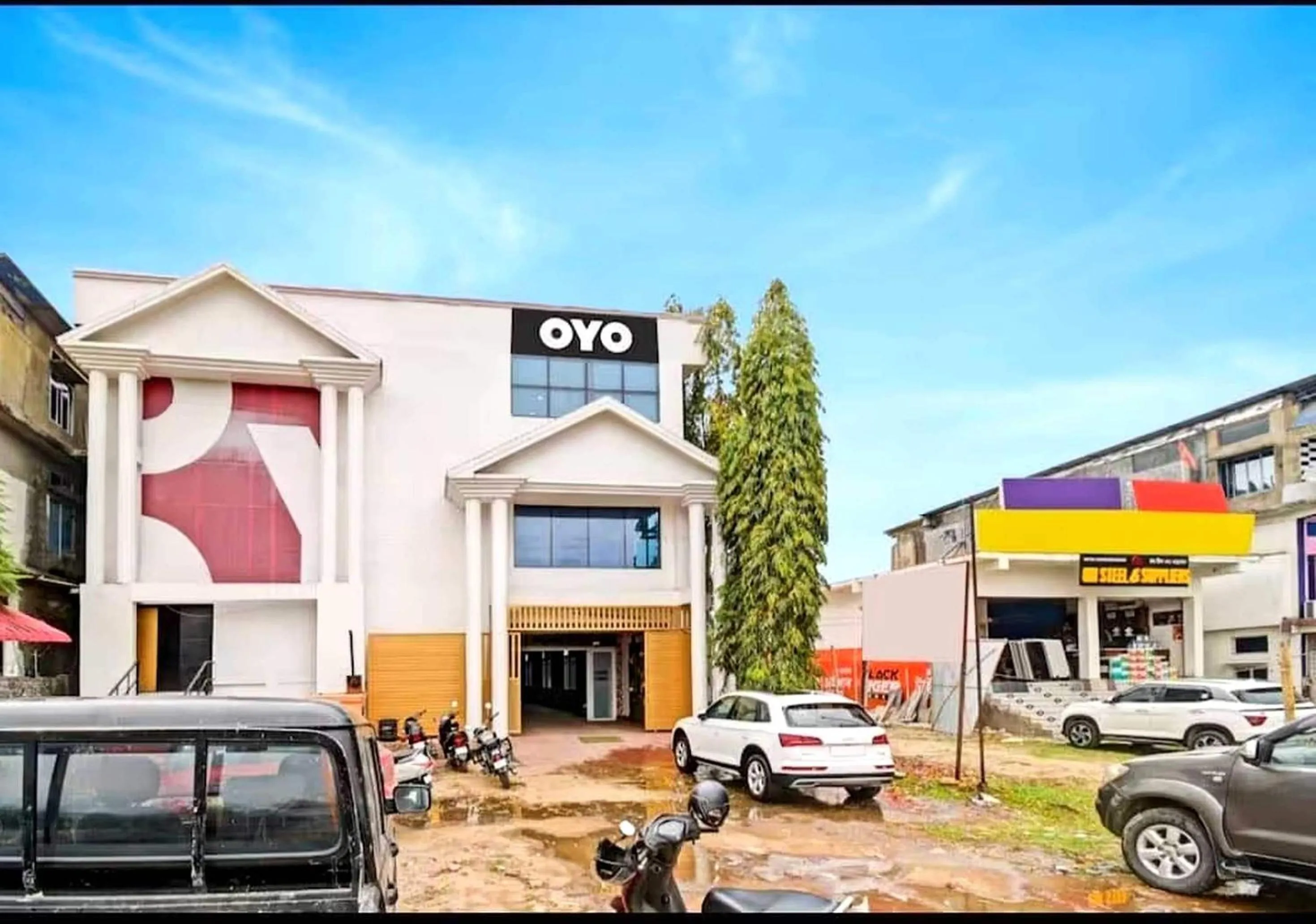Facade/entrance in Collection O Megha Resort