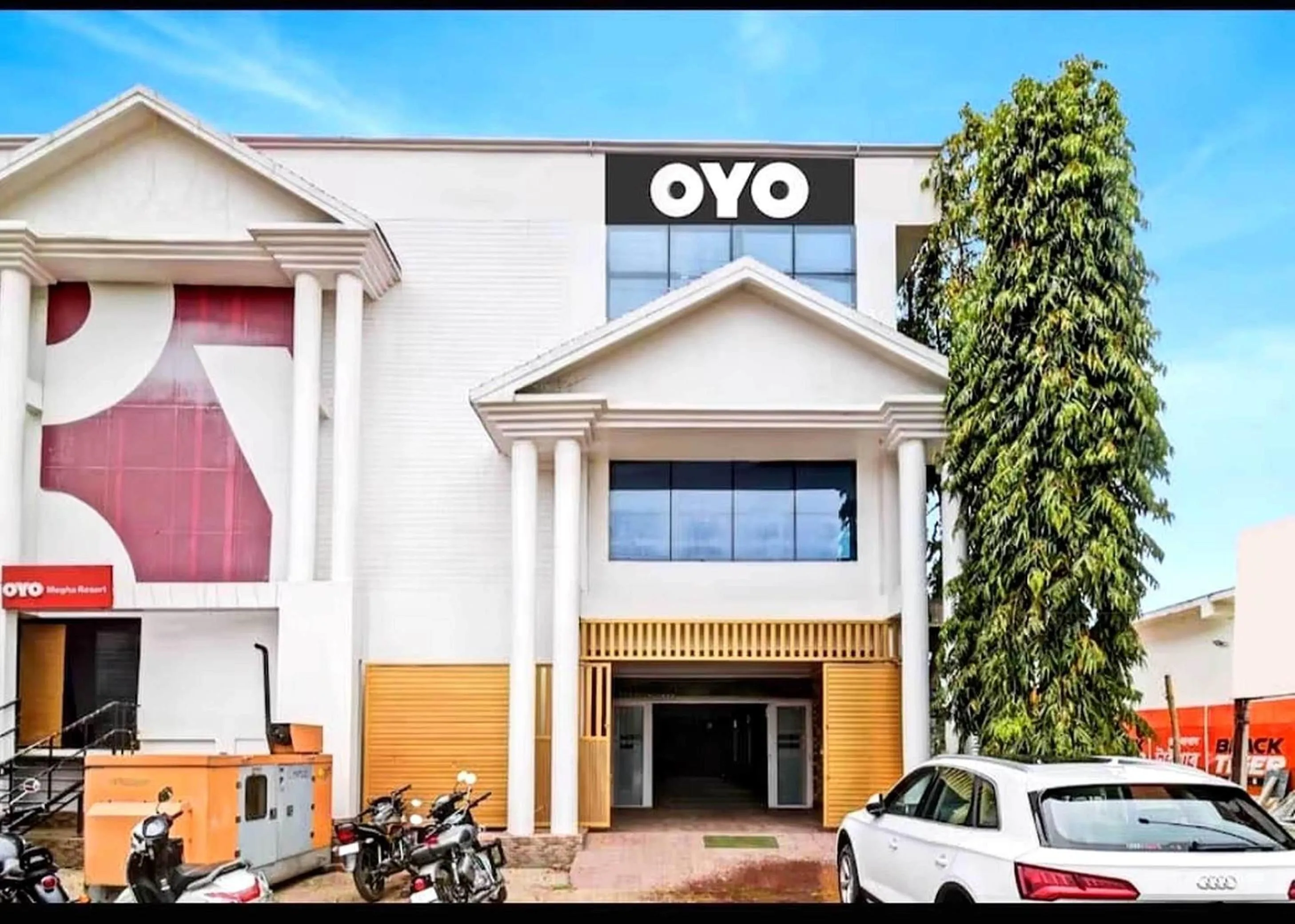 Facade/entrance in Collection O Megha Resort