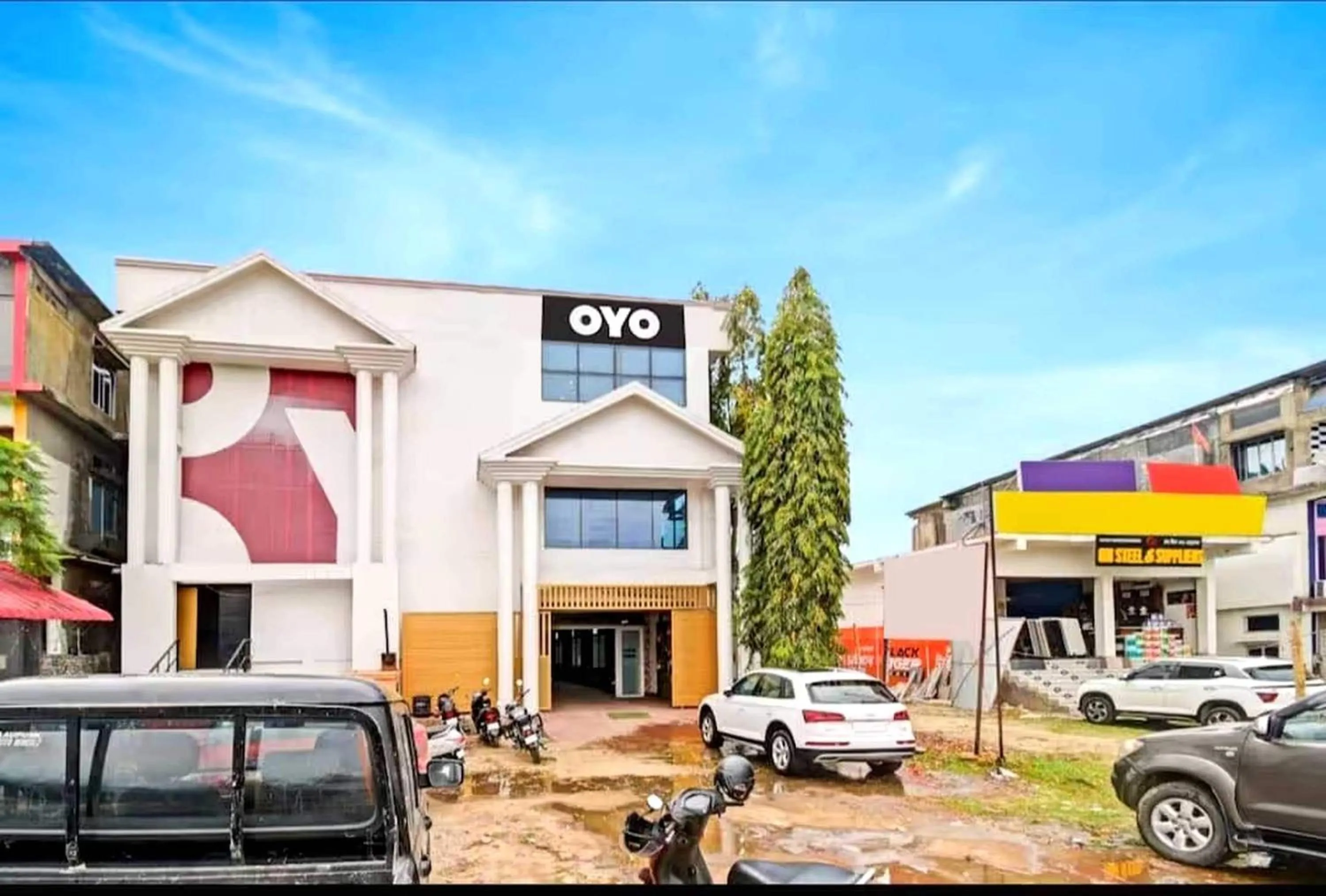 Facade/entrance in Collection O Megha Resort