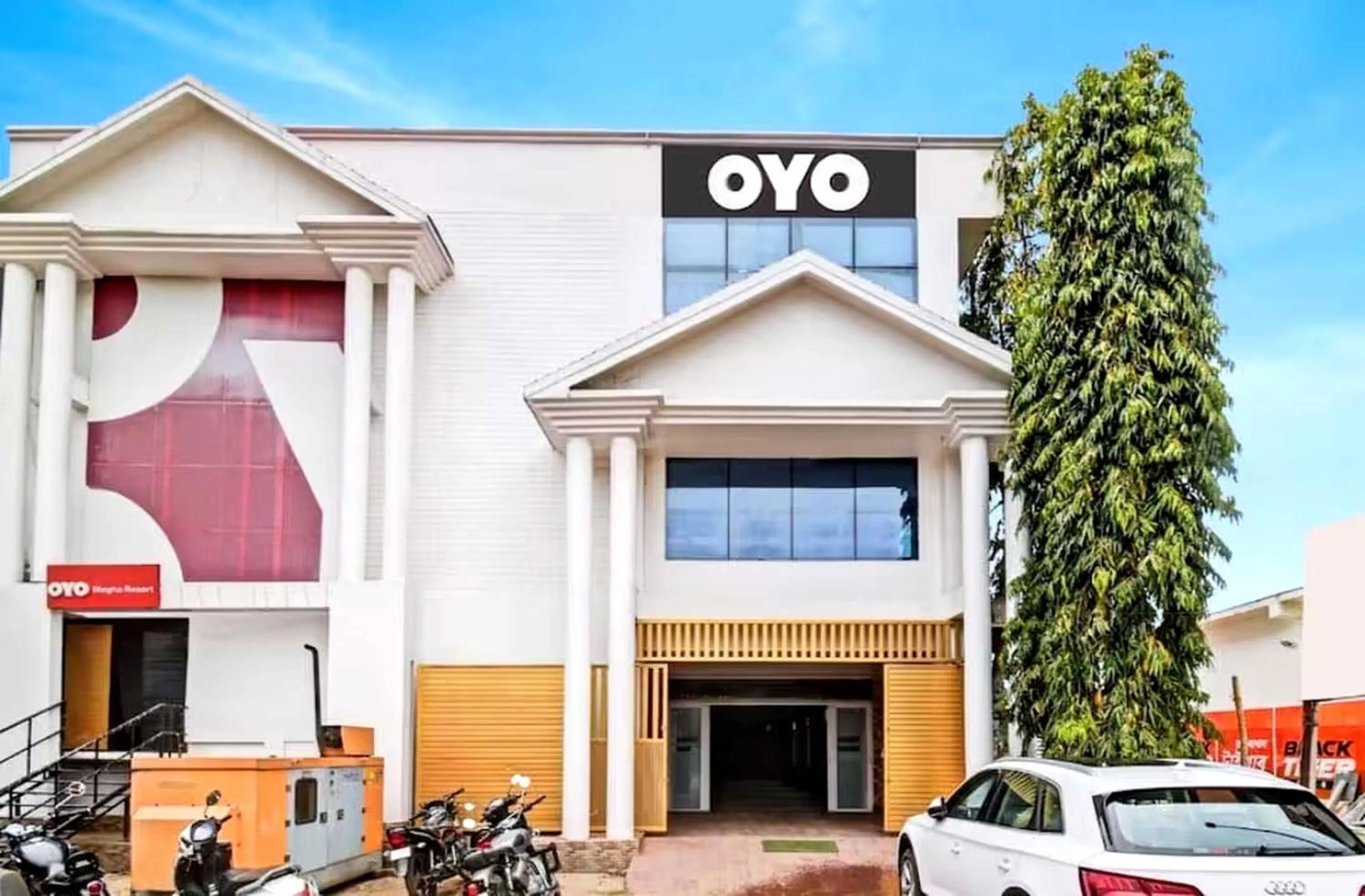 Facade/entrance in Collection O Megha Resort