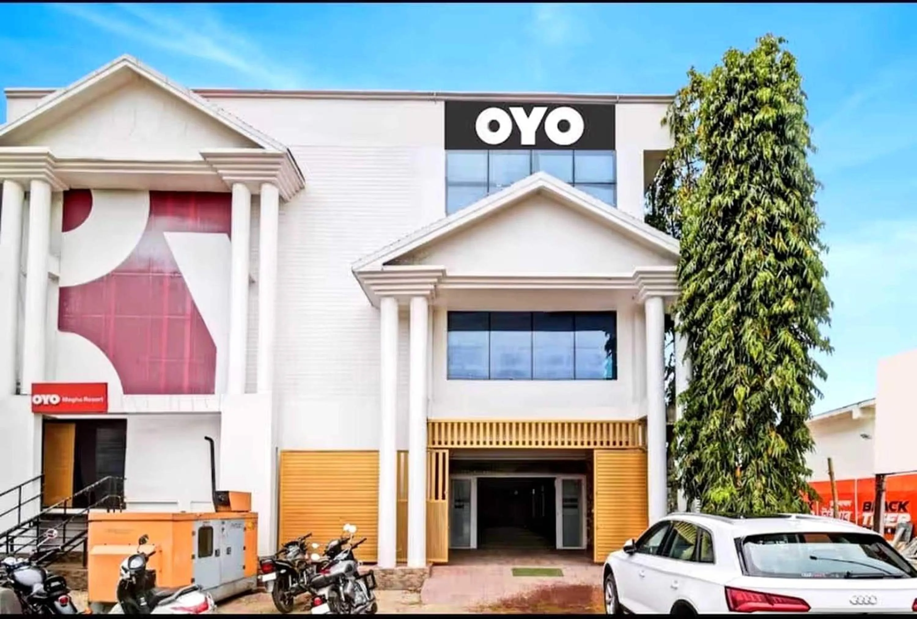 Facade/entrance in Collection O Megha Resort