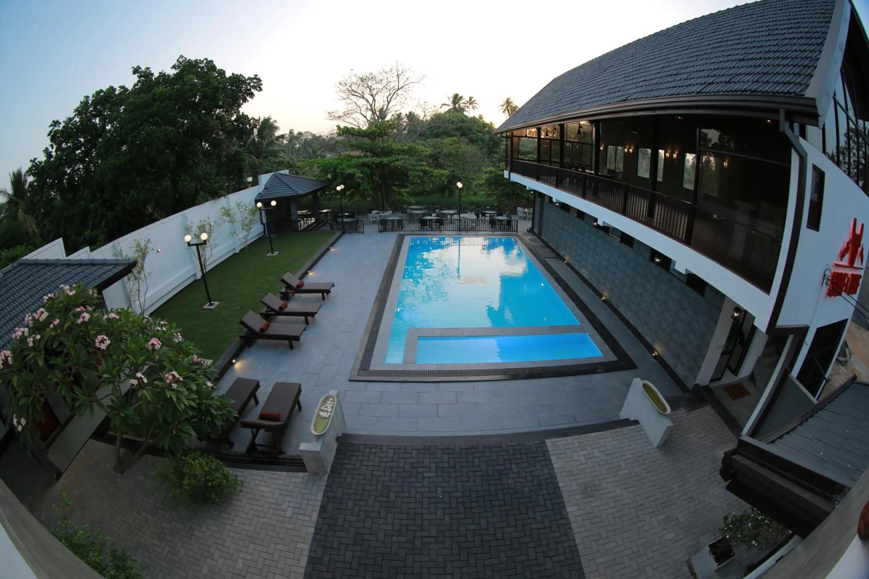 Pool view in 3R Resort