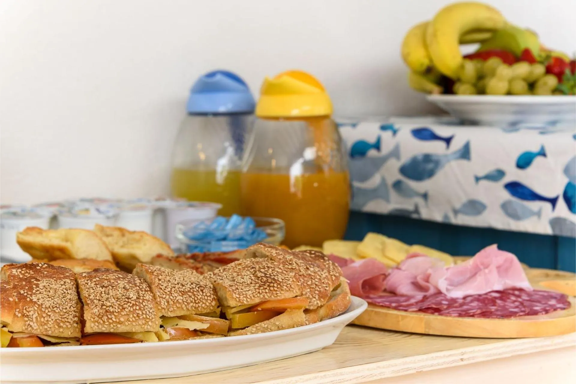 Breakfast in La Meridiana Hotel