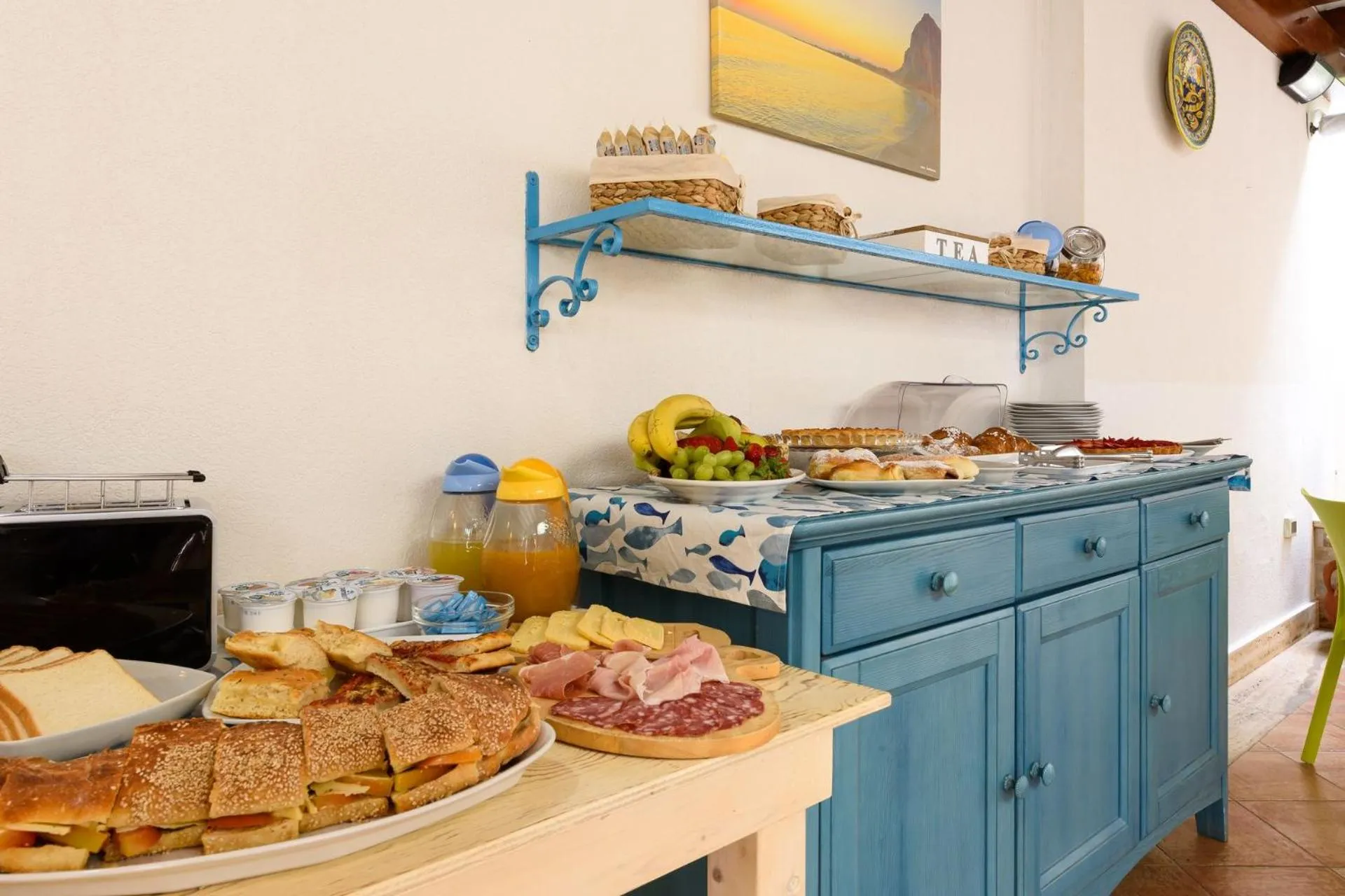 Breakfast in La Meridiana Hotel