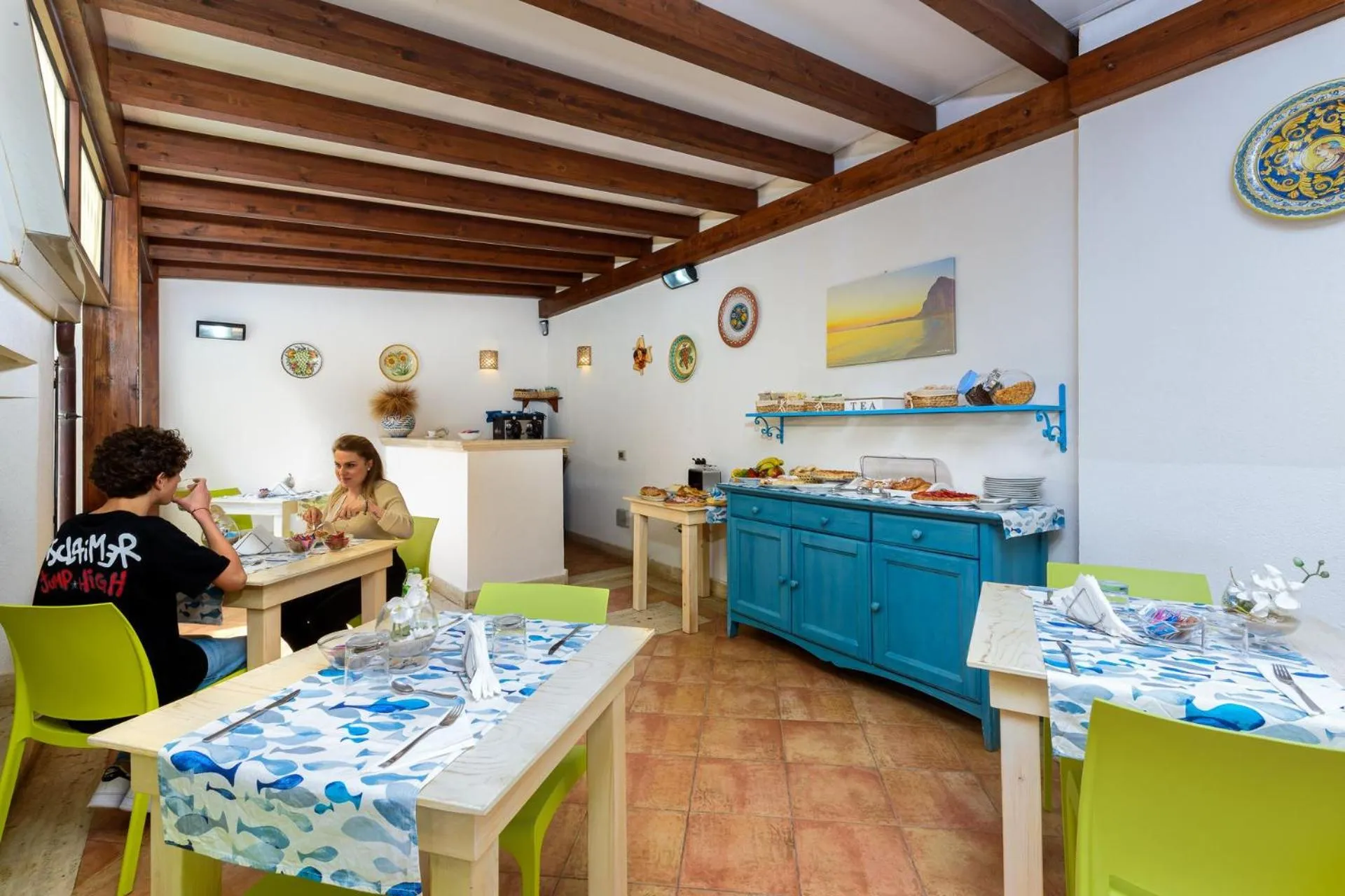 Breakfast in La Meridiana Hotel