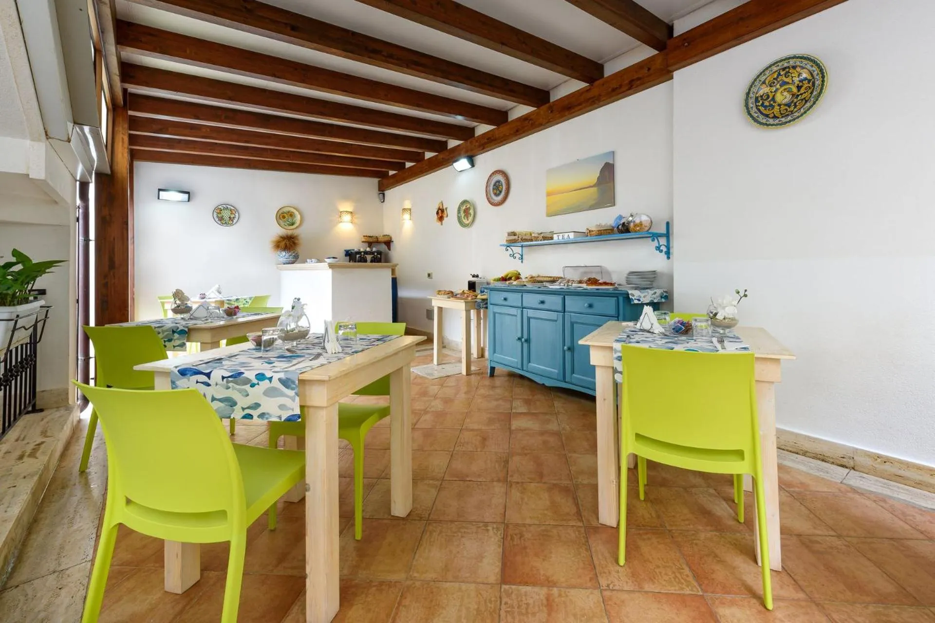 Breakfast in La Meridiana Hotel