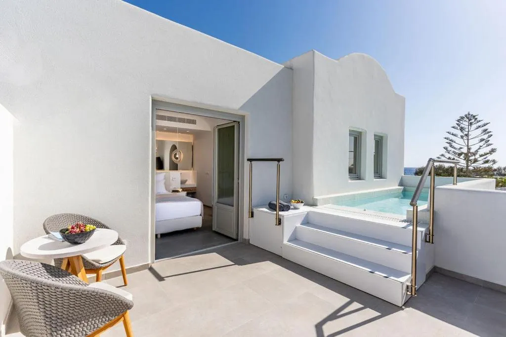 Bed in Meltemi Blu - Adults Only