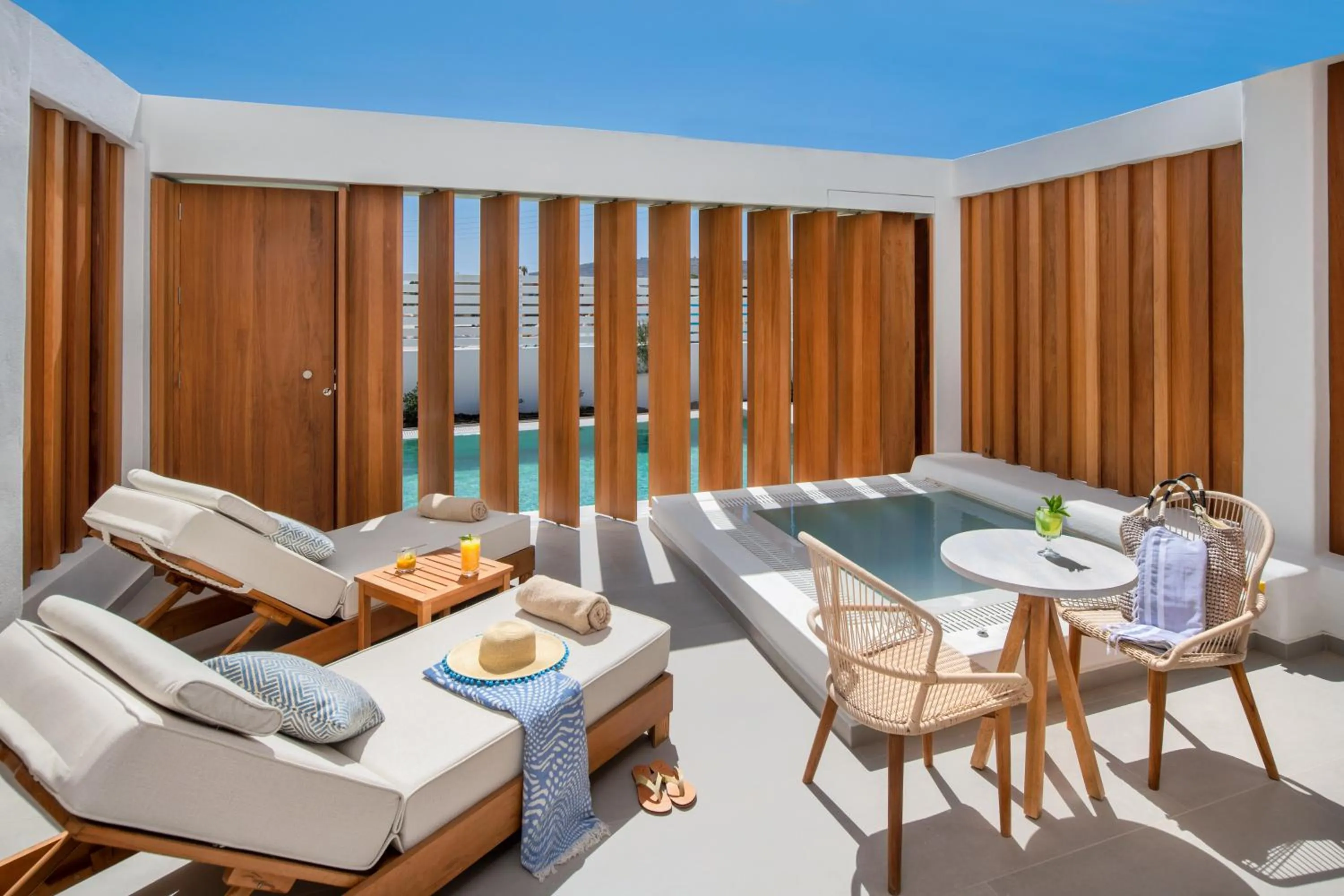 Balcony/Terrace in Meltemi Blu - Adults Only