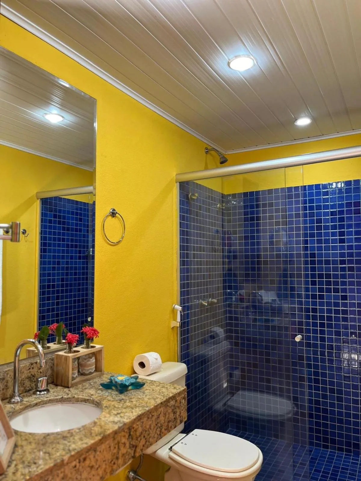 Toilet in Cliffside Luxury Inn