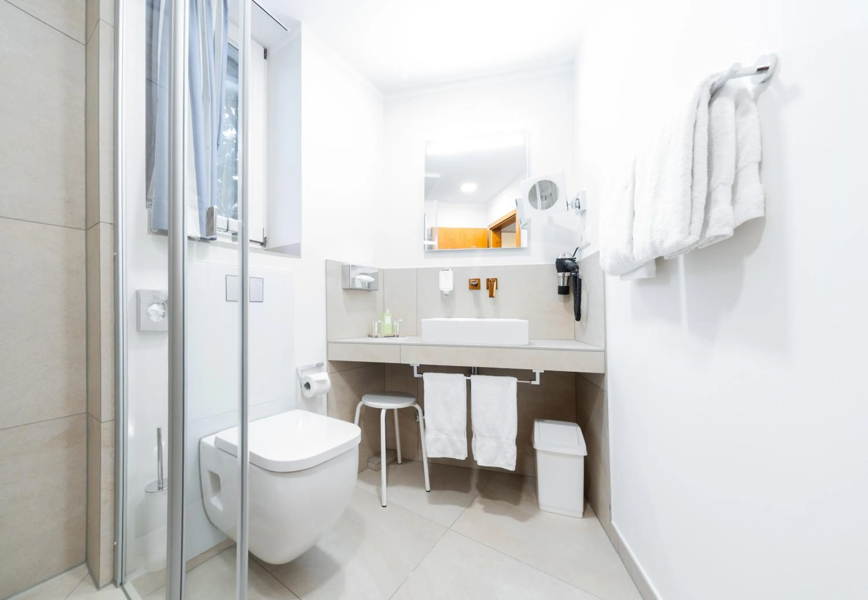 Bathroom in Romantik Hotel Walhalla