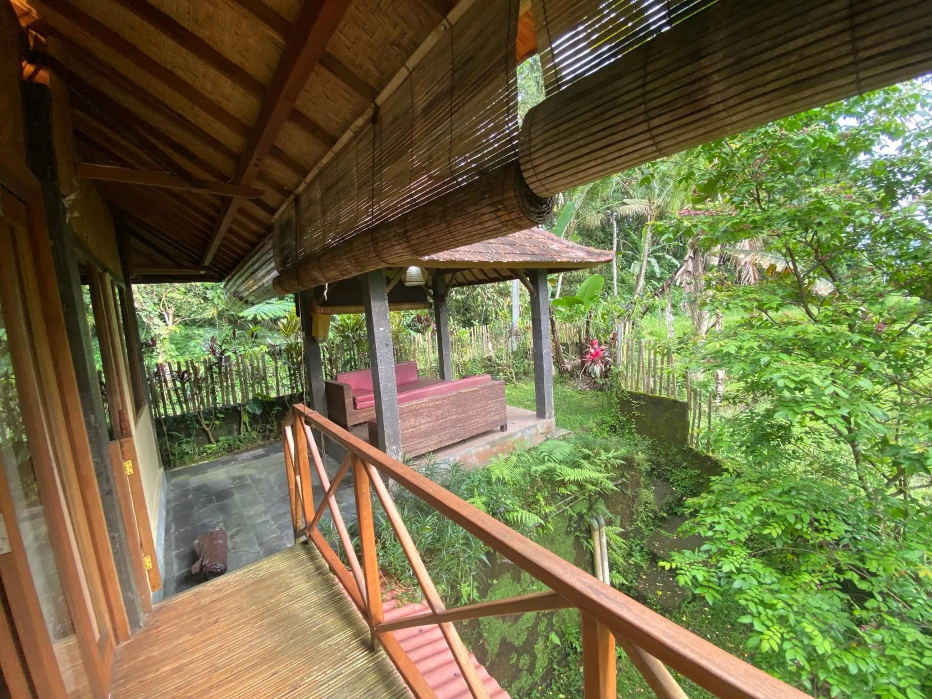 Patio in Babahan Farmstay