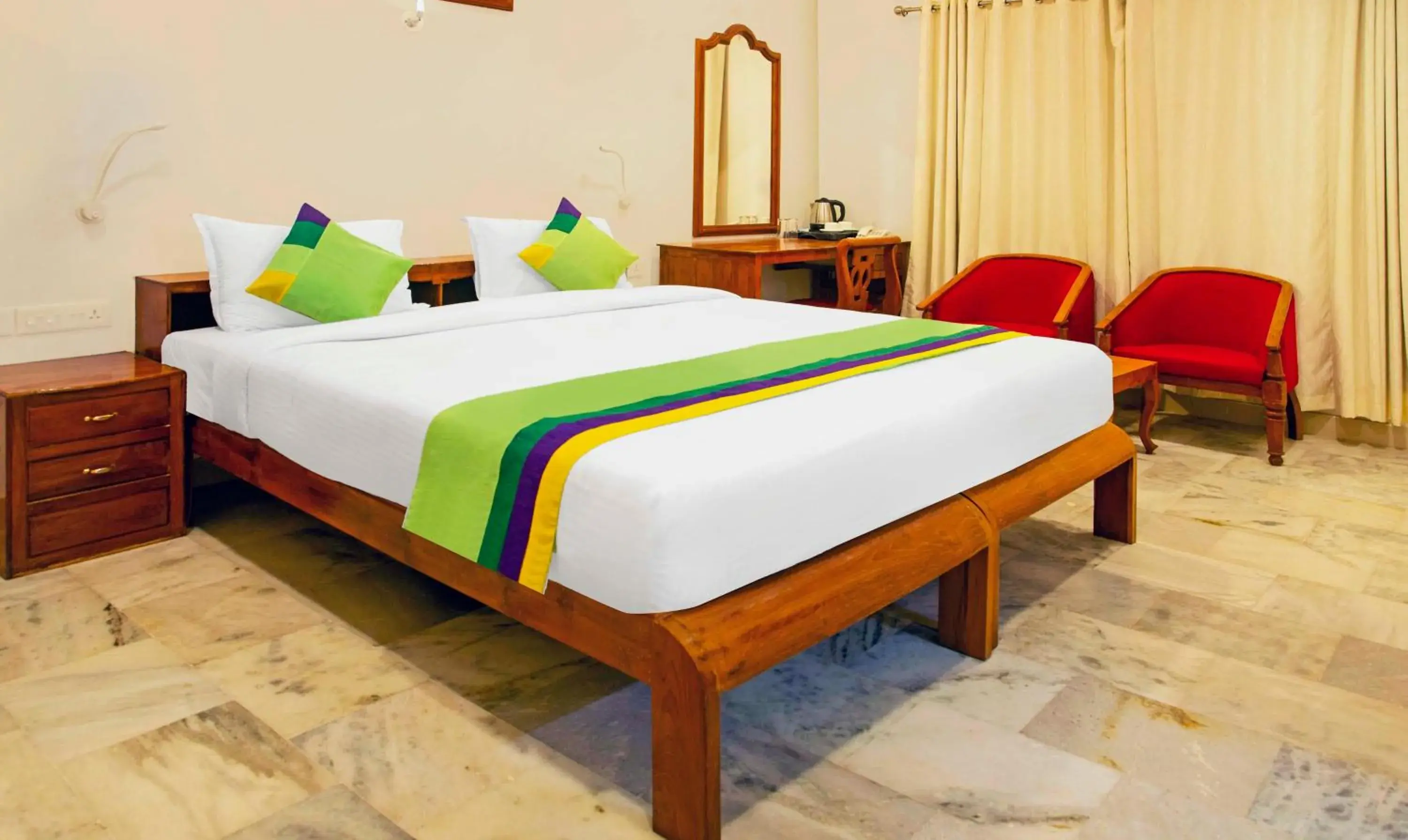 Bedroom, Bed in Treebo Kumily Gate Thekkady Bedroom, Bed in Treebo Kumily Gate Thekkady