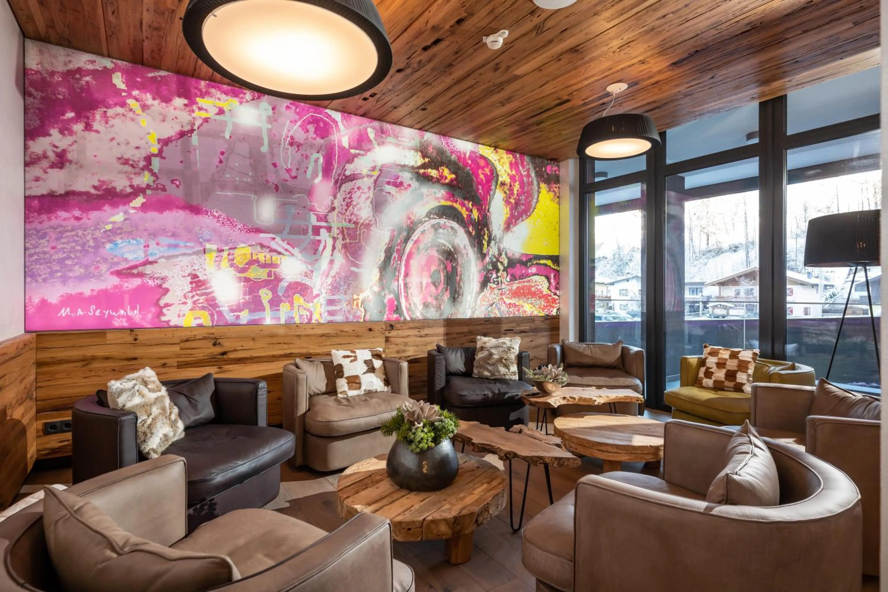 Lobby or reception in Hotel Adapura Wagrain