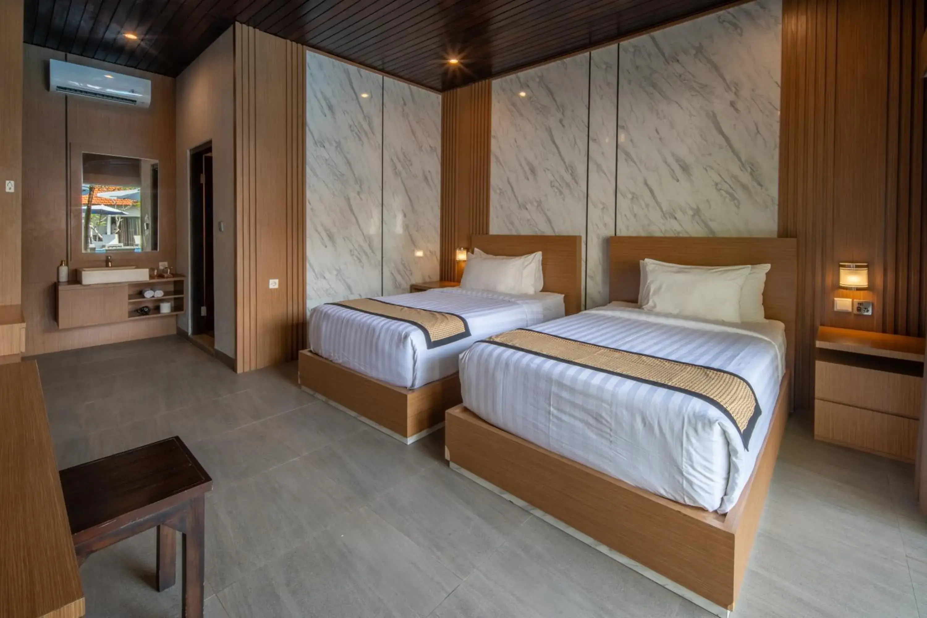 Deluxe Twin Room in Abasan Hill Hotel and Spa Deluxe Twin Room in Abasan Hill Hotel and Spa