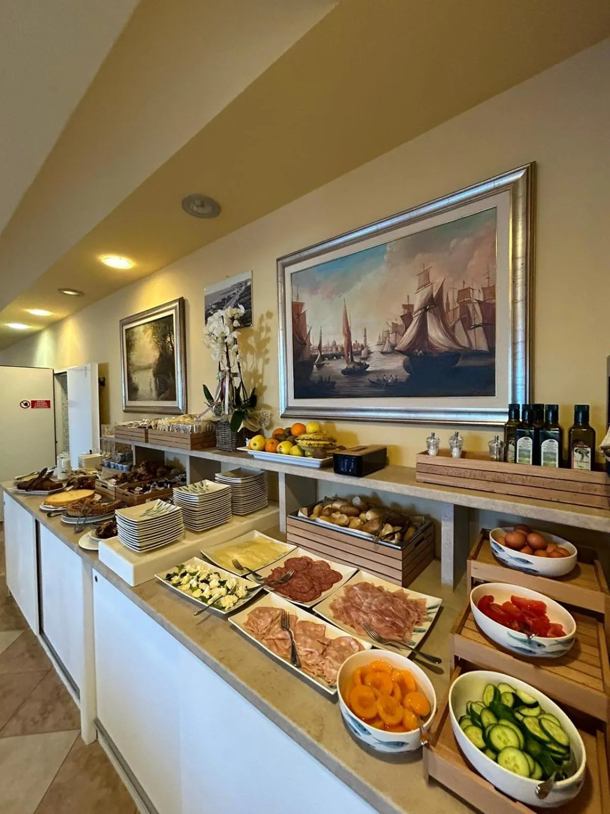 Continental breakfast in Hotel Stella Marina