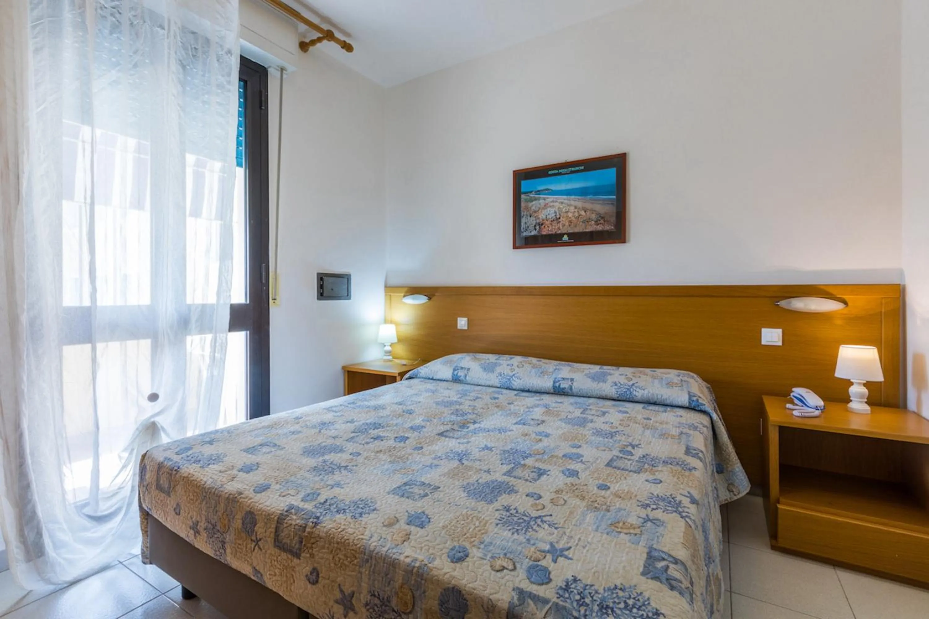 Bed in Hotel Stella Marina