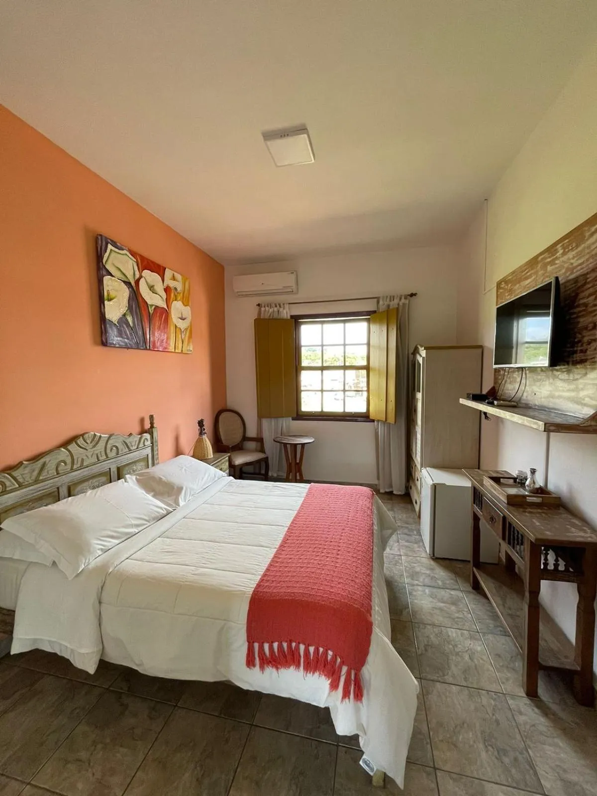 TV and multimedia, Bed in Pousada Neuza Barbosa