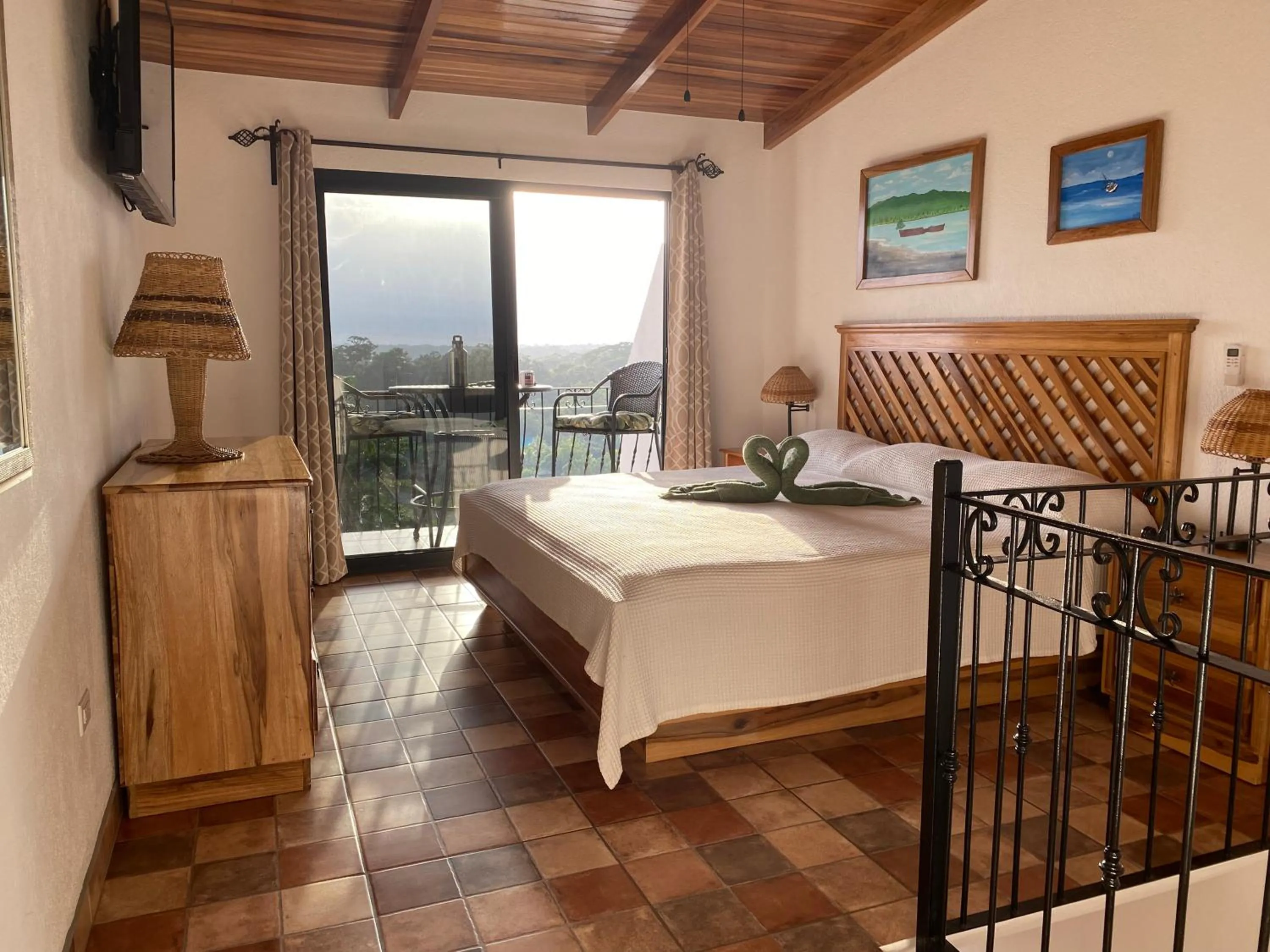 Bed in Hotel Los Cielos Del Caribe