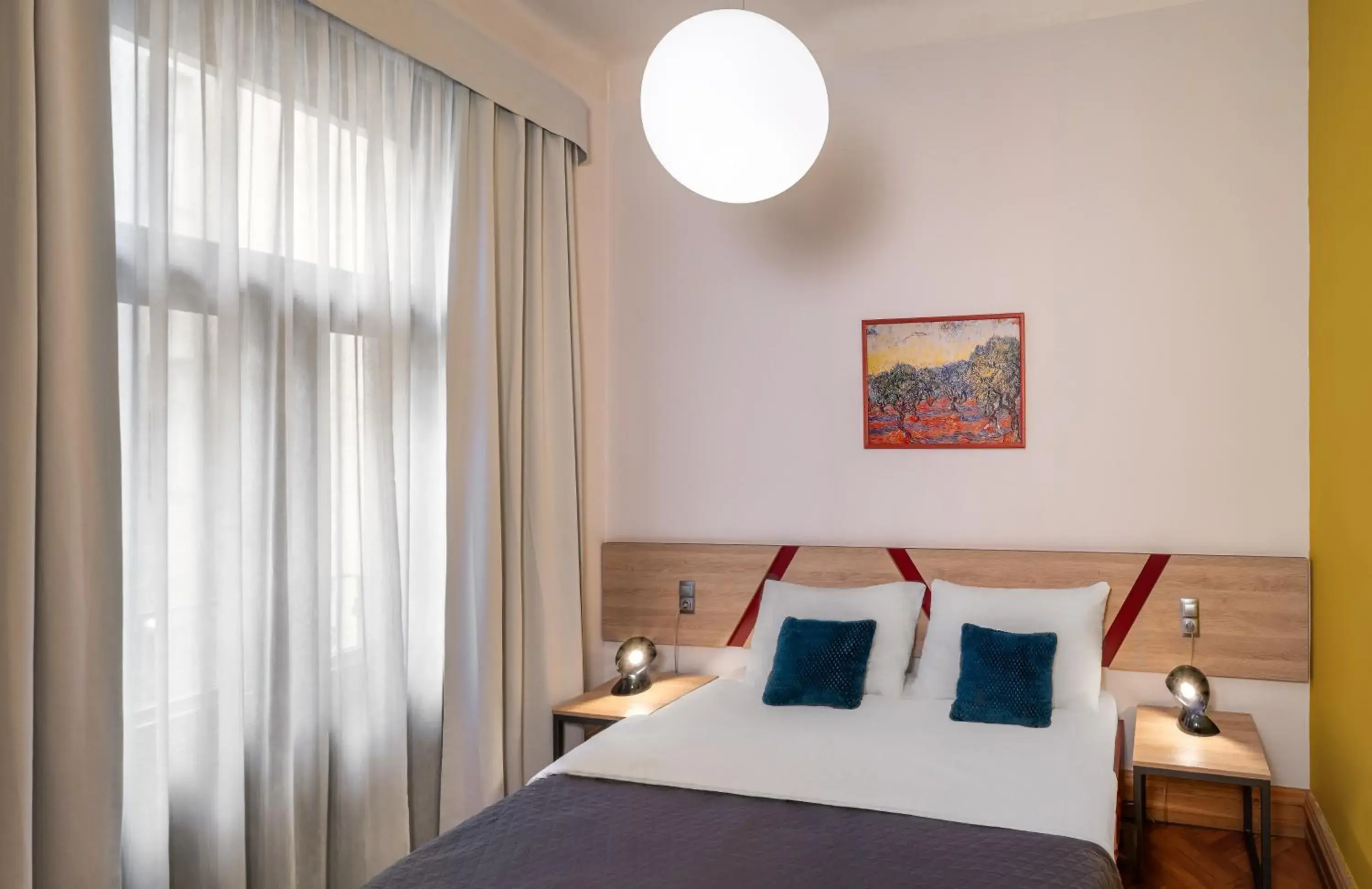 Bedroom, Bed in Art House Apartments by Adrez Bedroom, Bed in Art House Apartments by Adrez