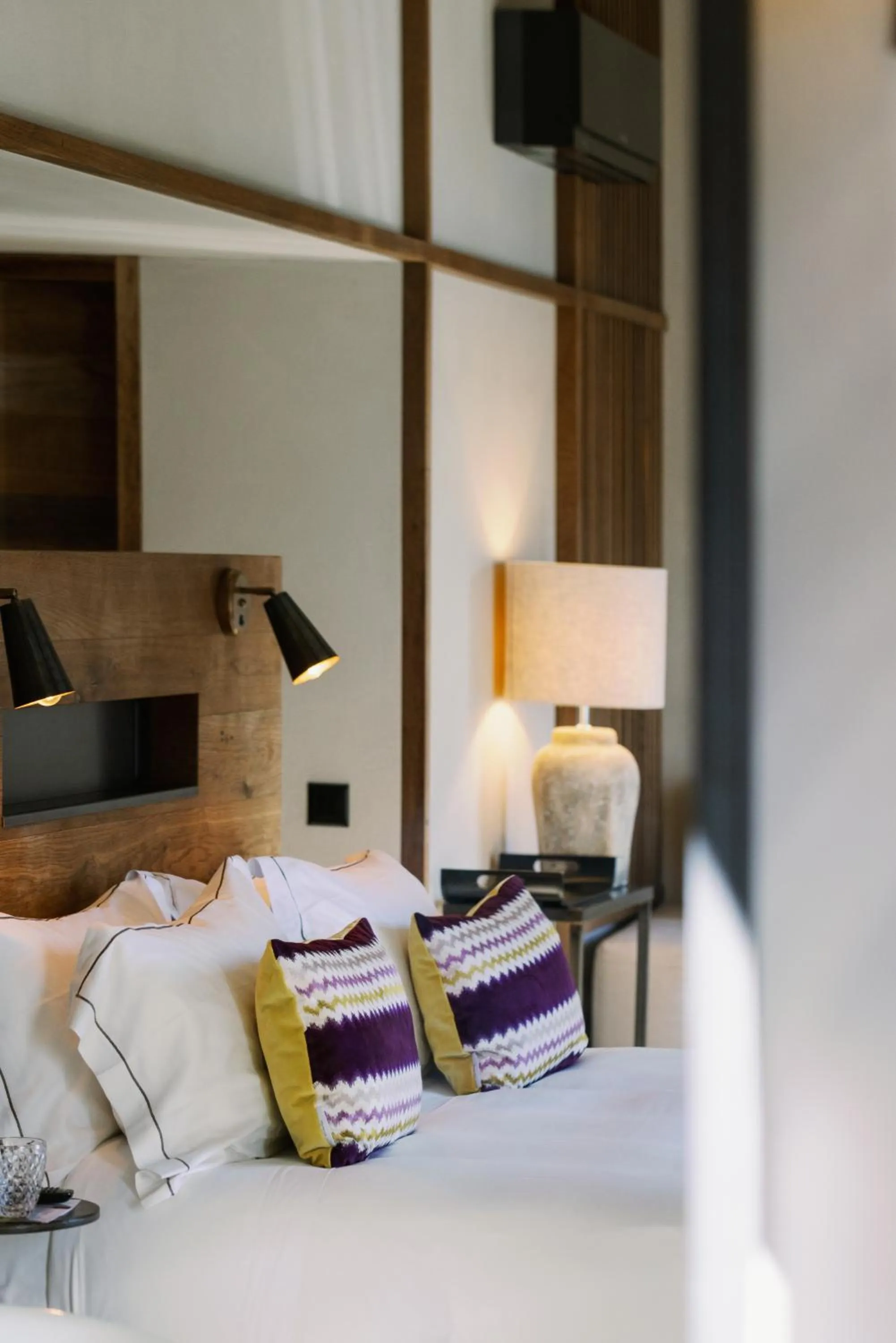 Bedroom, Bed in Relais Castello di Morcote