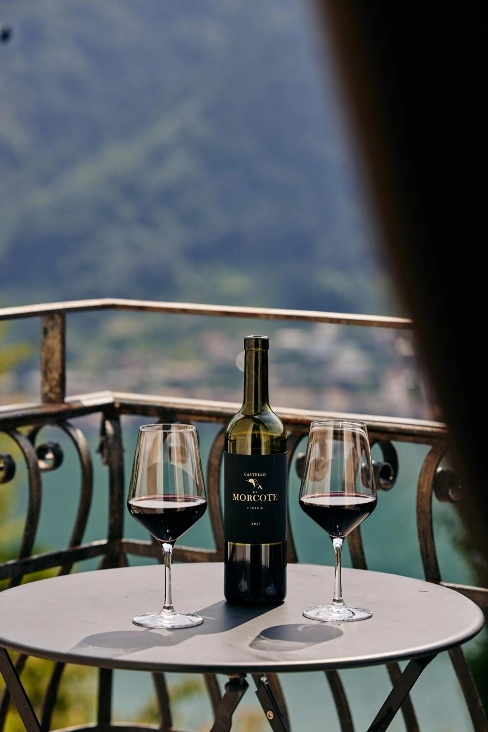 Balcony/Terrace in Relais Castello di Morcote
