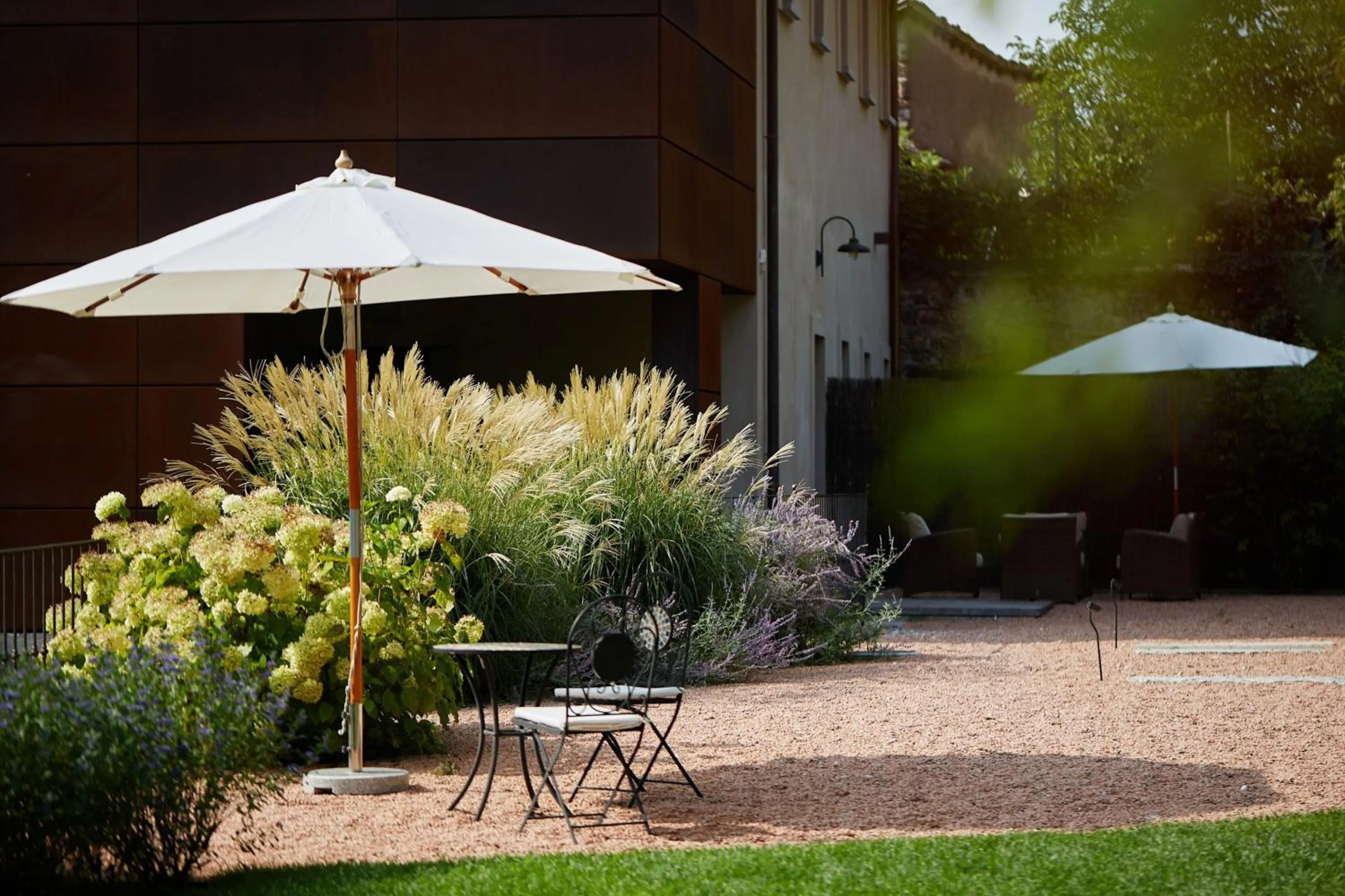 Garden view in Relais Castello di Morcote