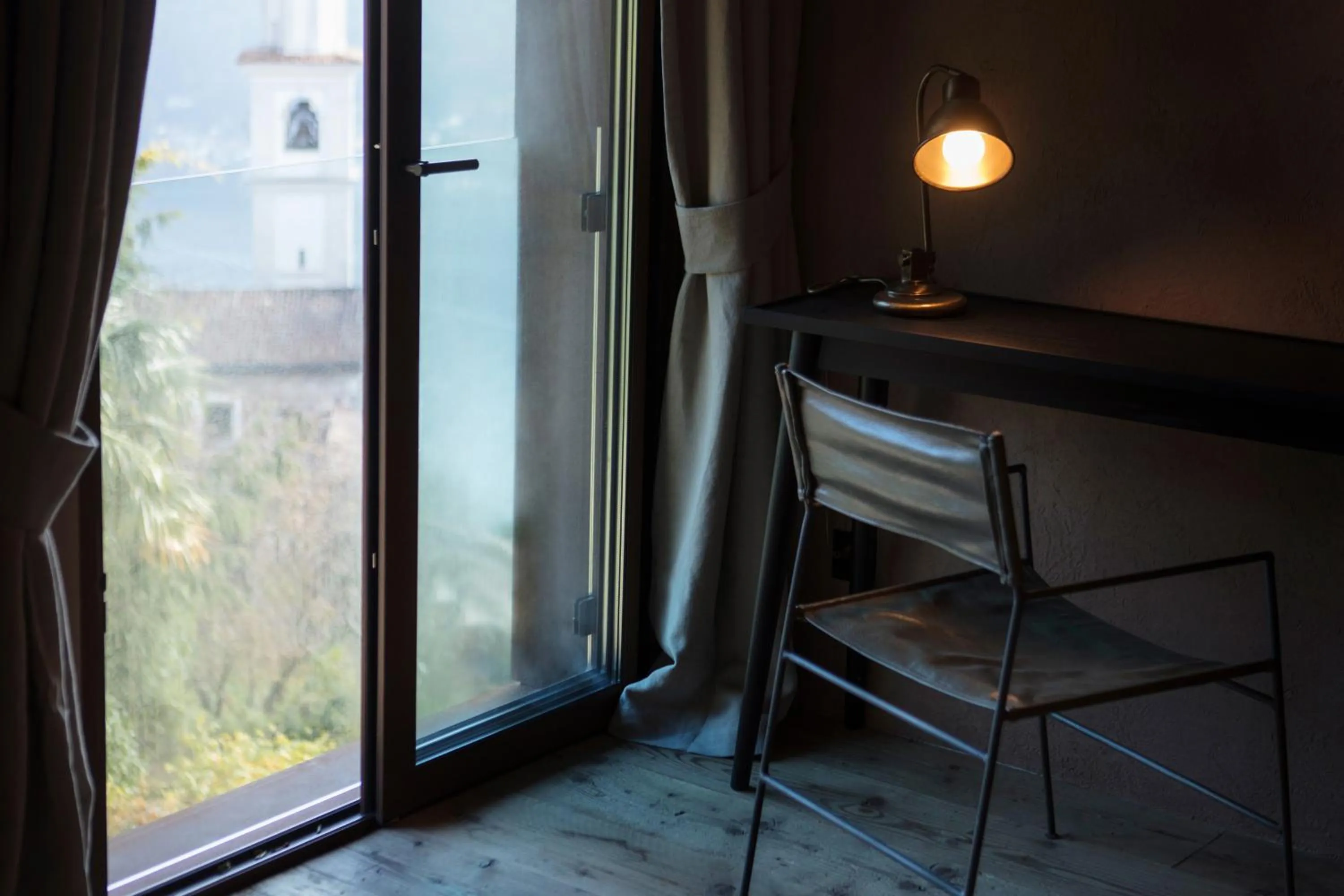 Seating area in Relais Castello di Morcote