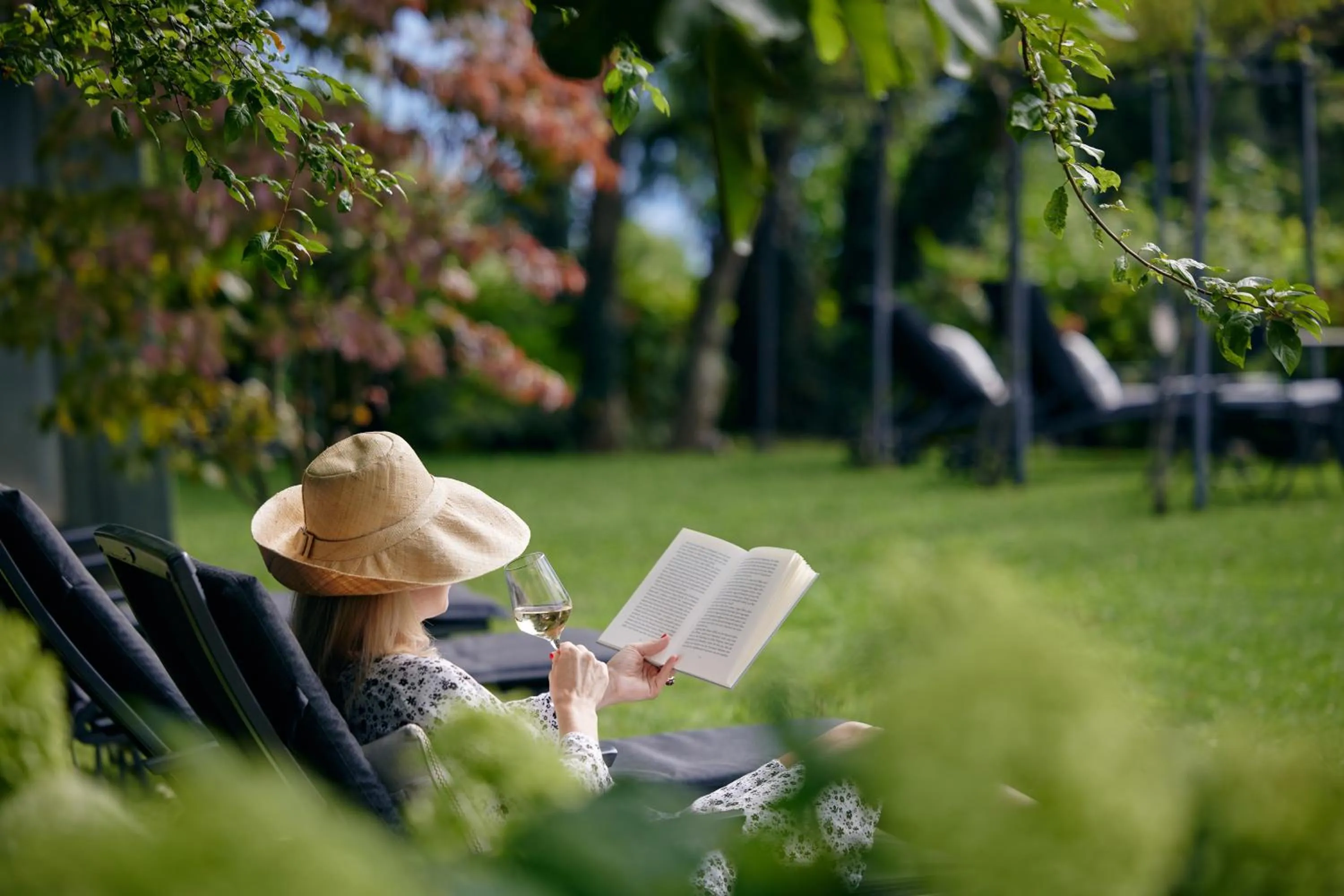 Garden in Relais Castello di Morcote