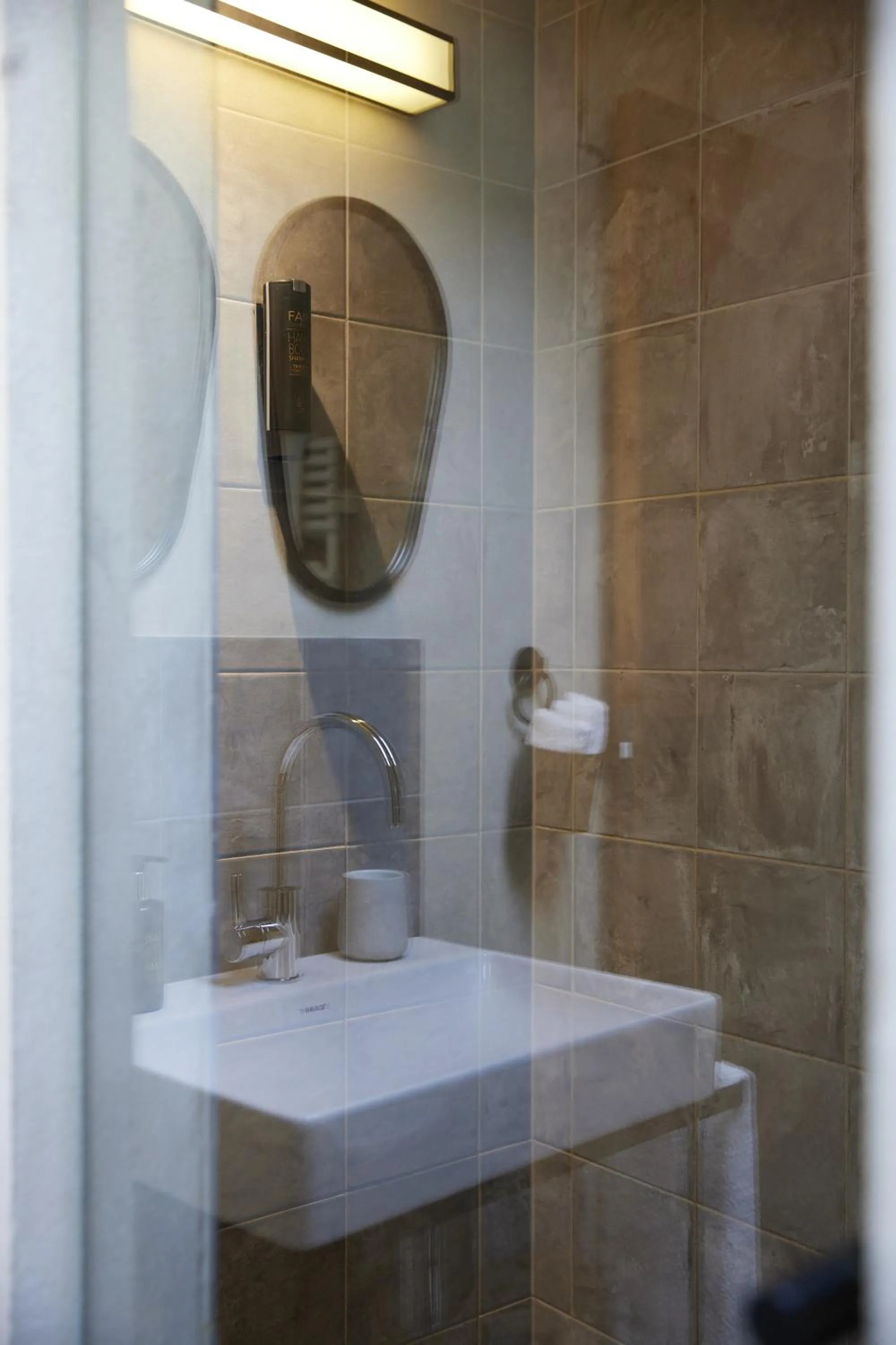 Bathroom in Relais Castello di Morcote