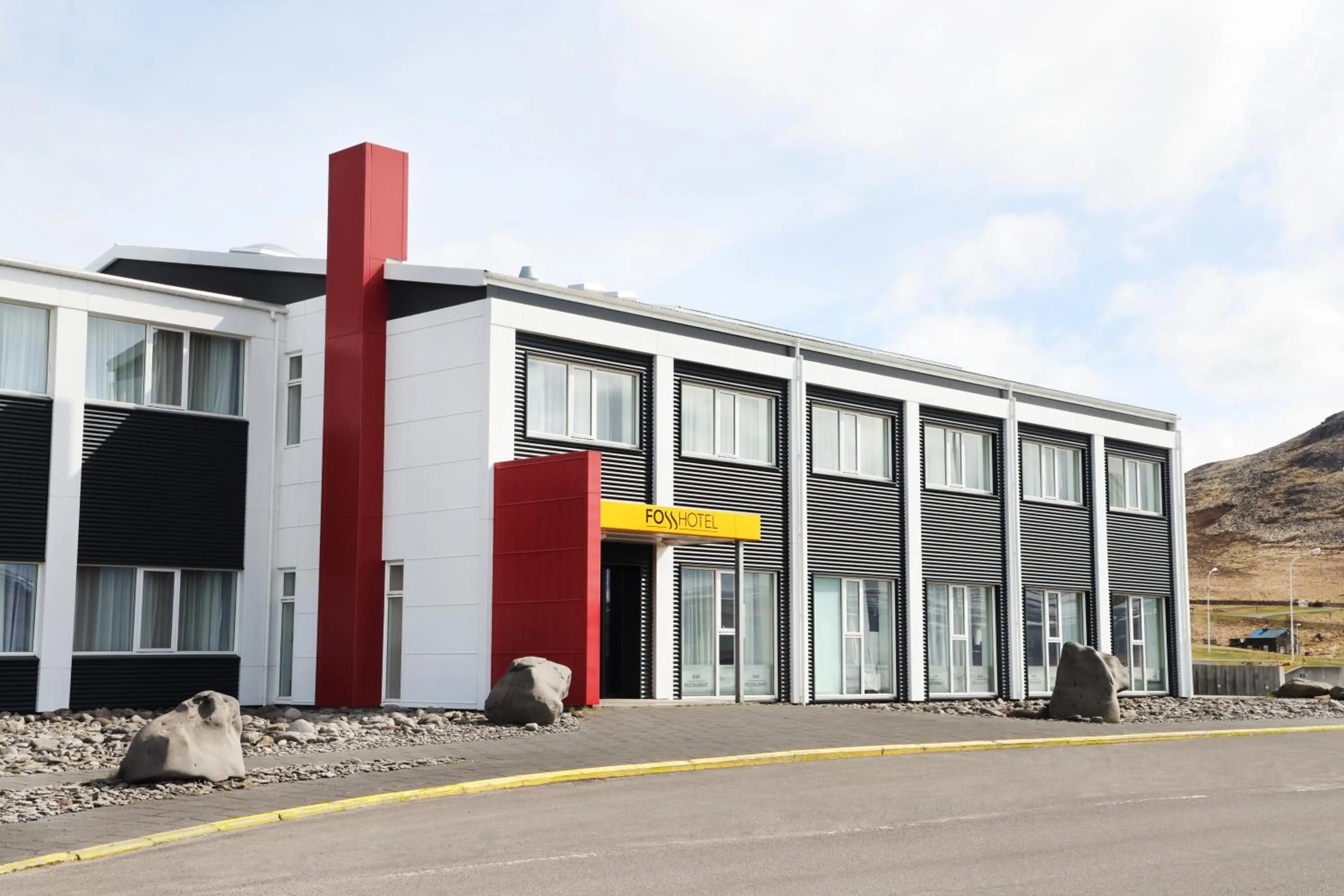 Property building in Fosshotel Westfjords