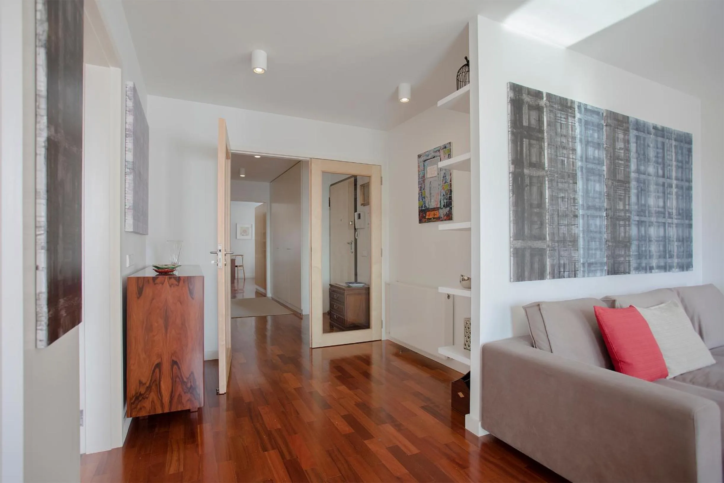 Living room, Bed in Liiiving in Porto | Bright Light Apartment