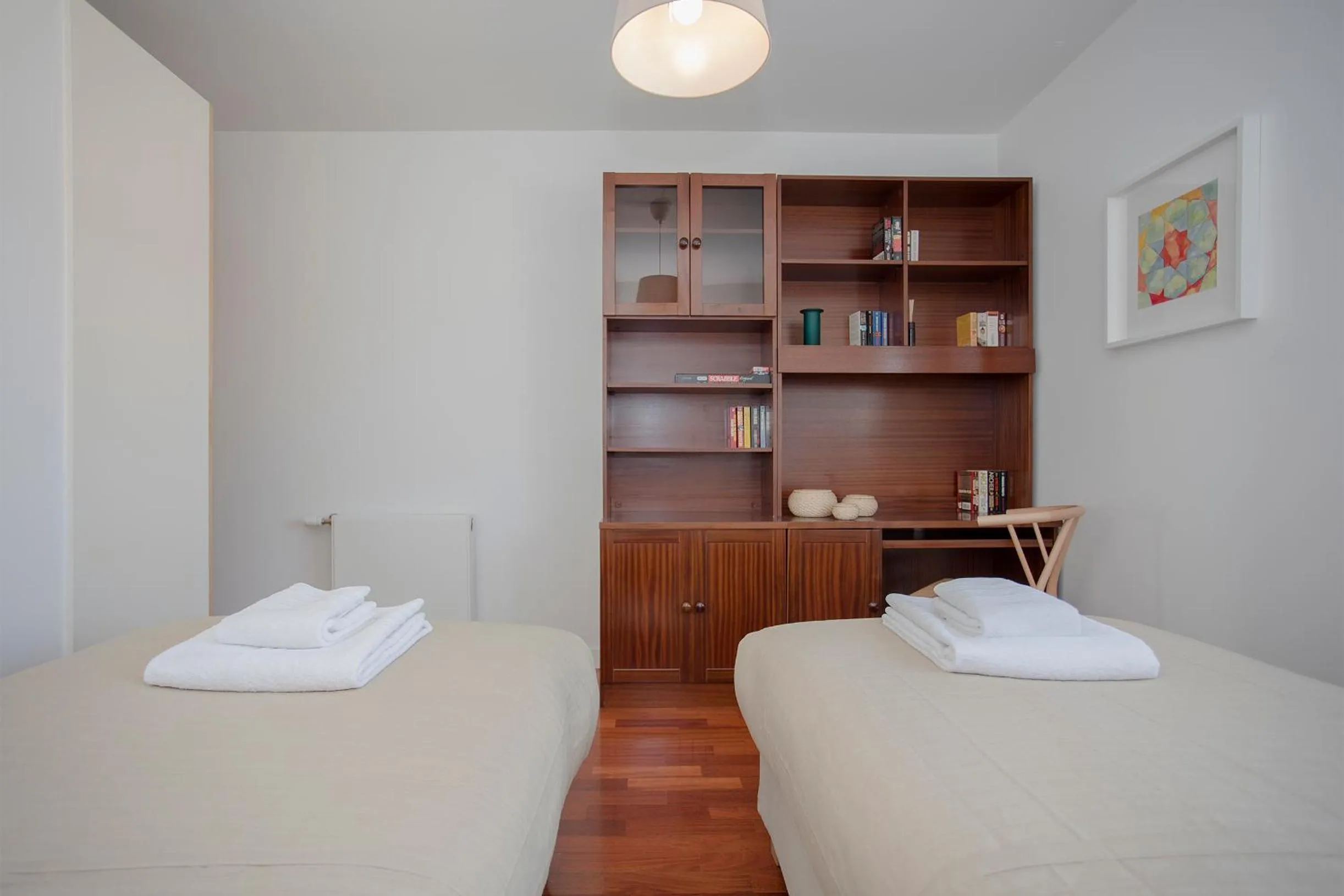 Bed in Liiiving in Porto | Bright Light Apartment