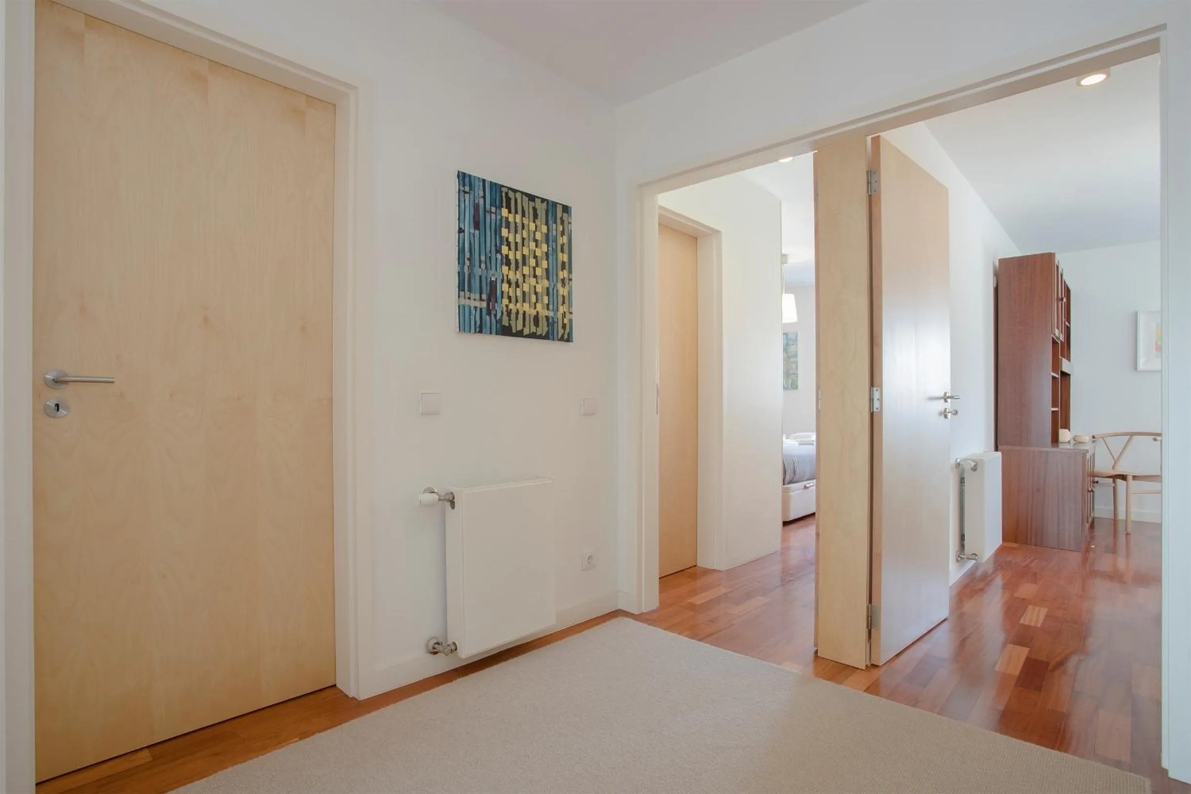 Decorative detail, Bed in Liiiving in Porto | Bright Light Apartment