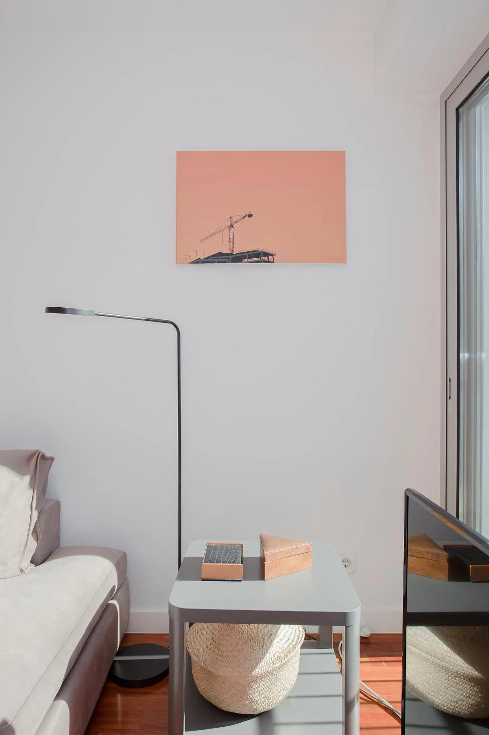 Living room, Bed in Liiiving in Porto | Bright Light Apartment