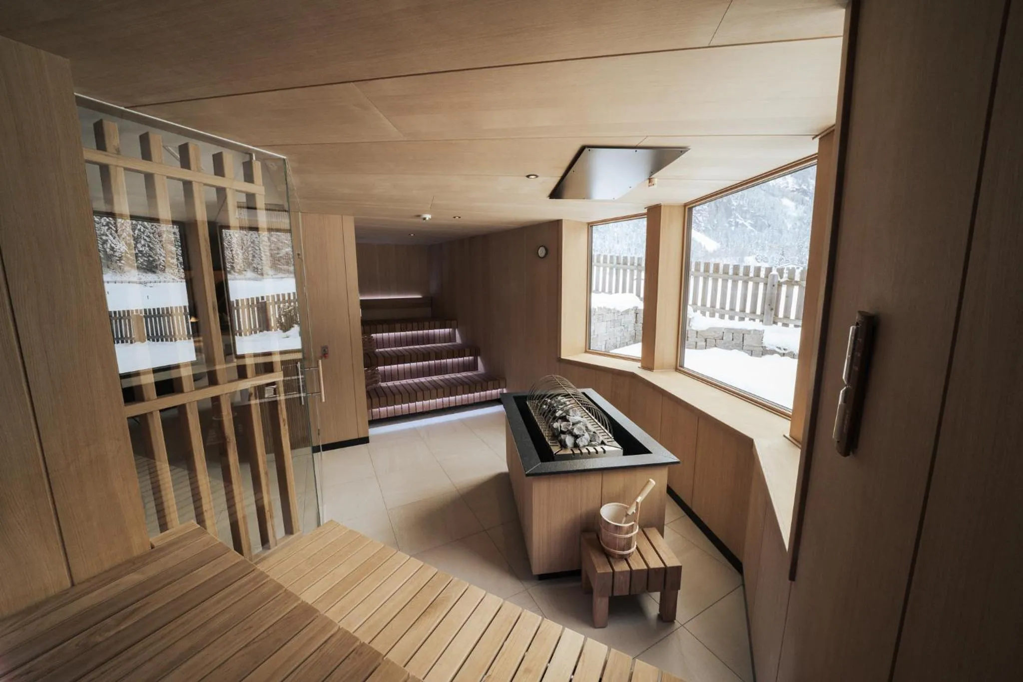 Sauna in Hotel Weisseespitze