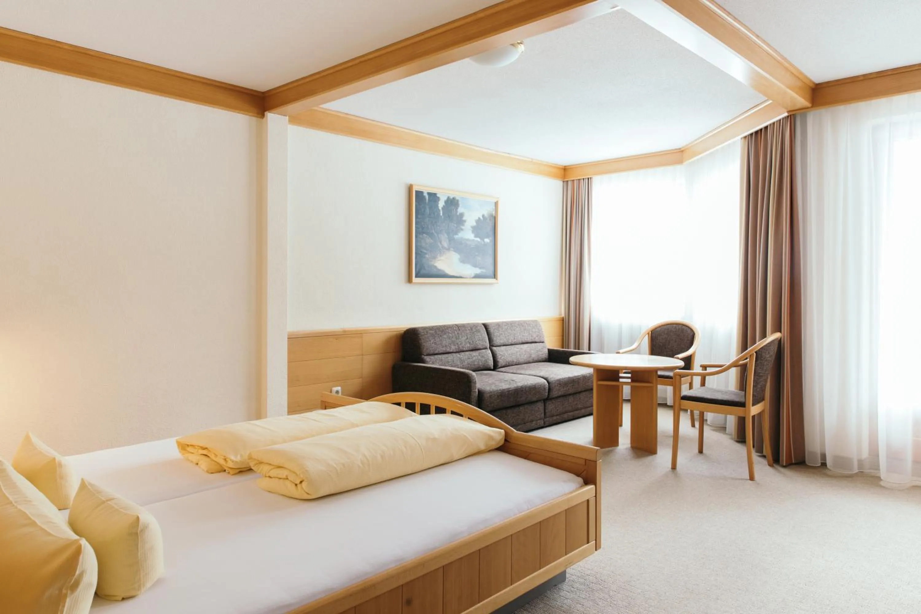 Photo of the whole room, Bed in Hotel Weisseespitze