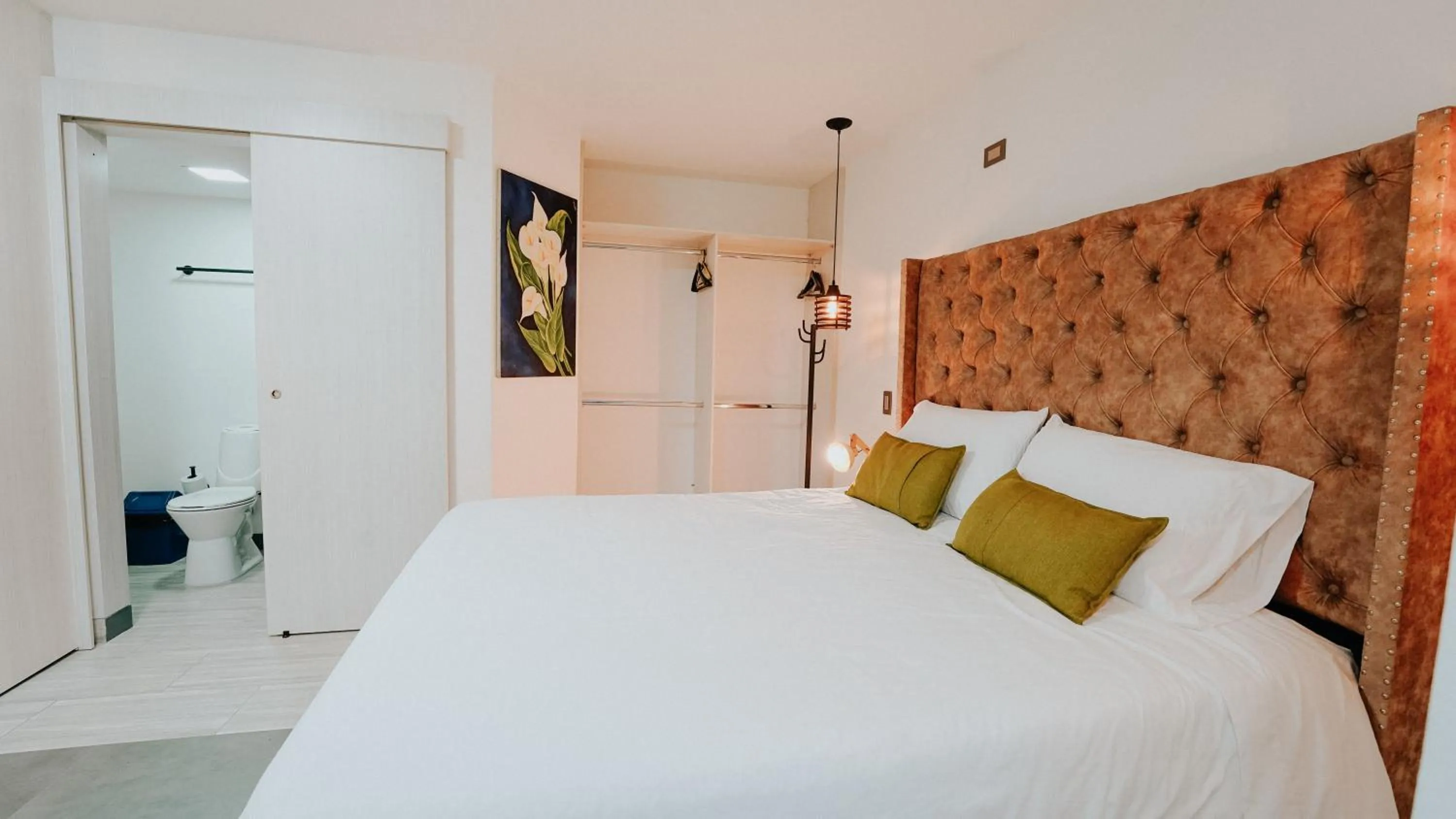 Bed in Hotel Balcones del Estadio