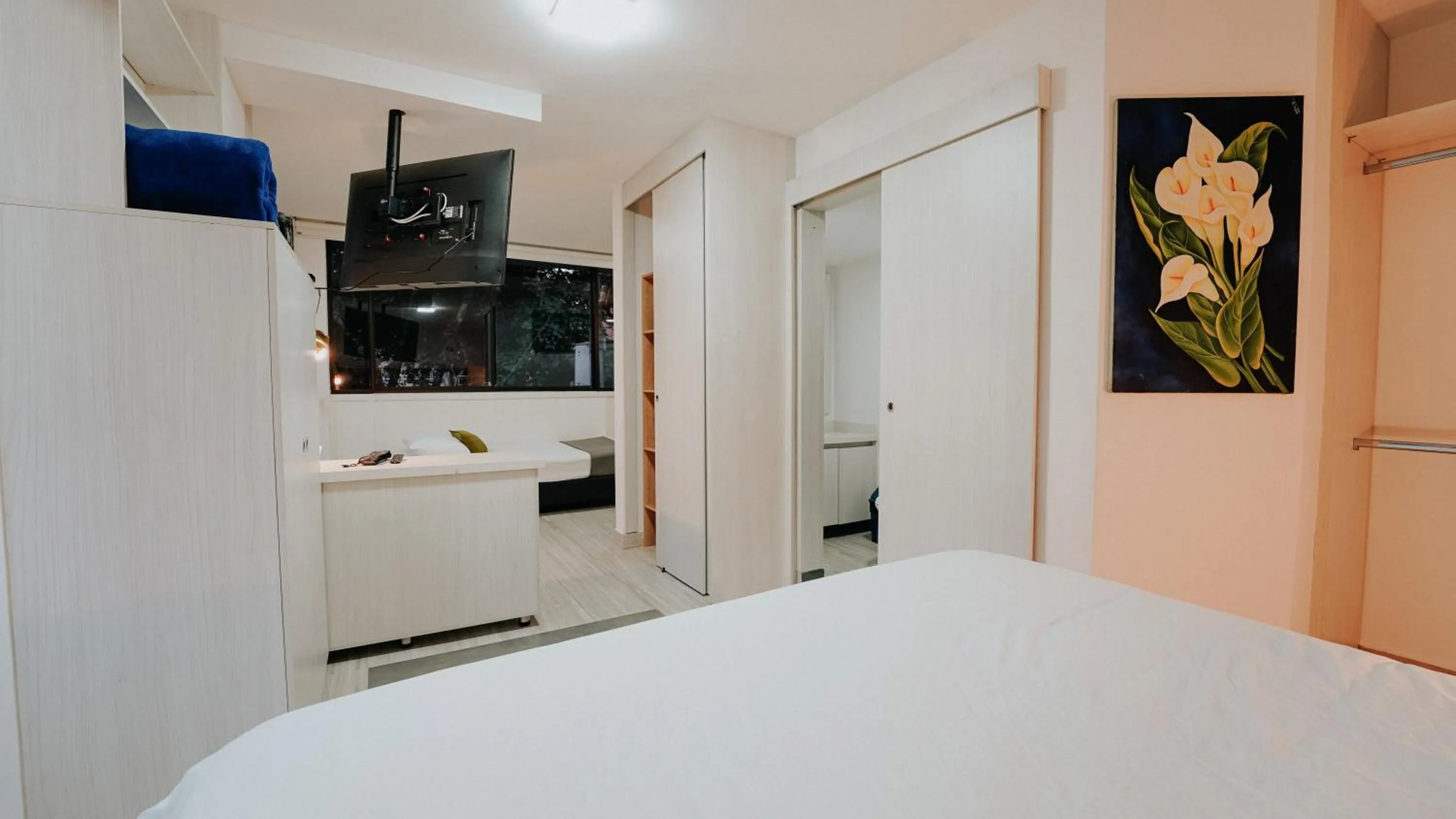 Bed in Hotel Balcones del Estadio