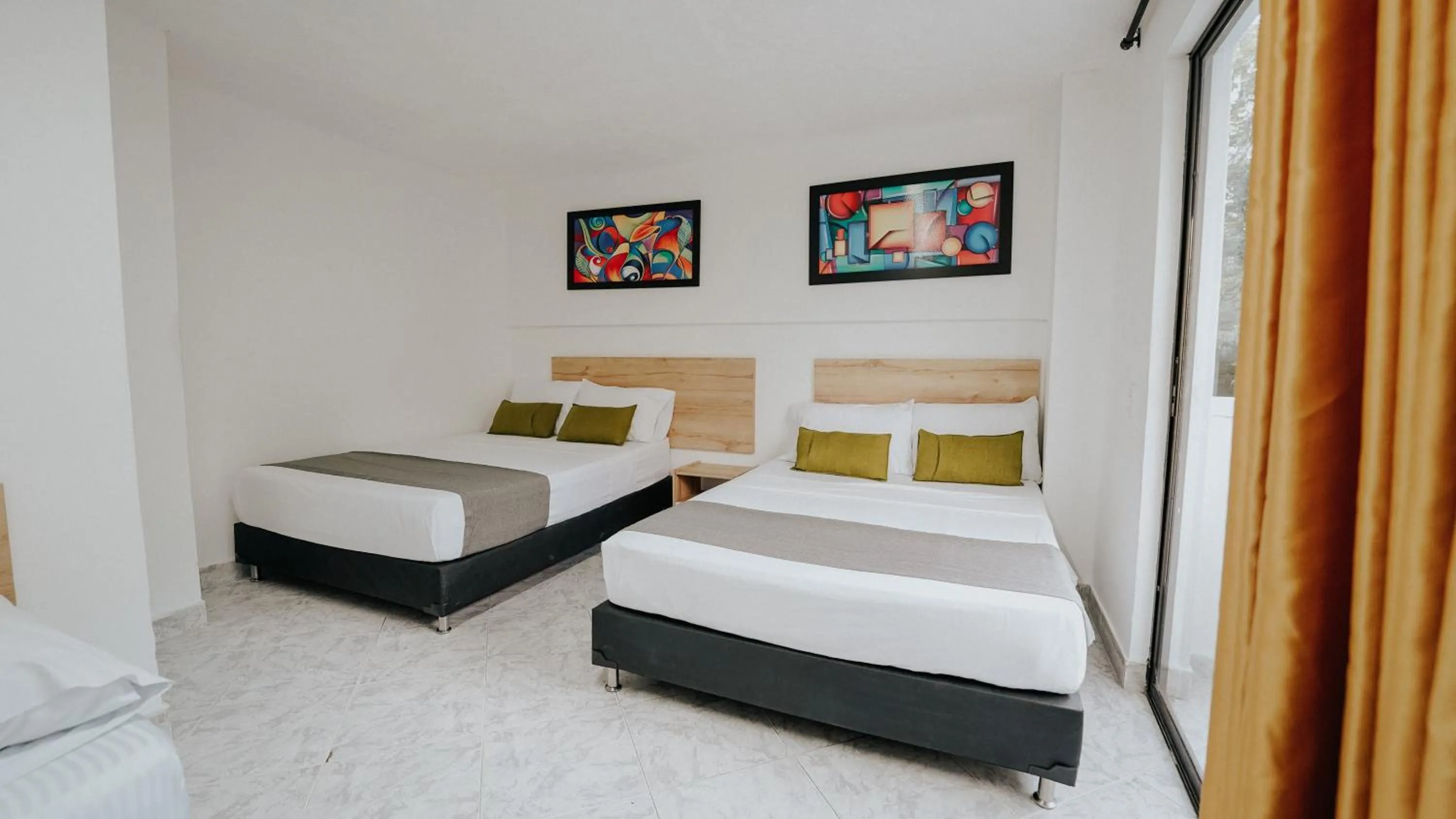 Bed in Hotel Balcones del Estadio