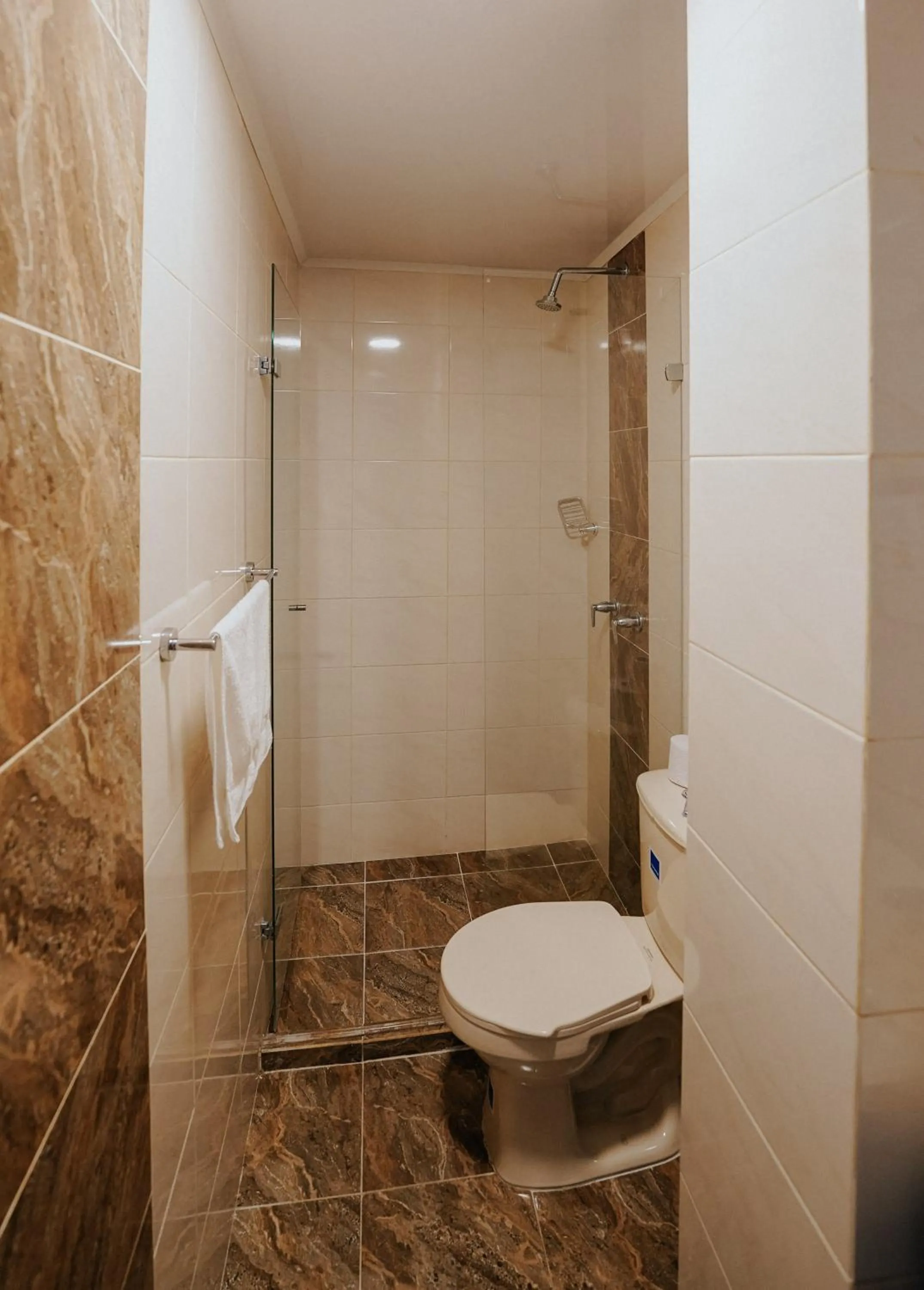 Shower in Hotel Balcones del Estadio