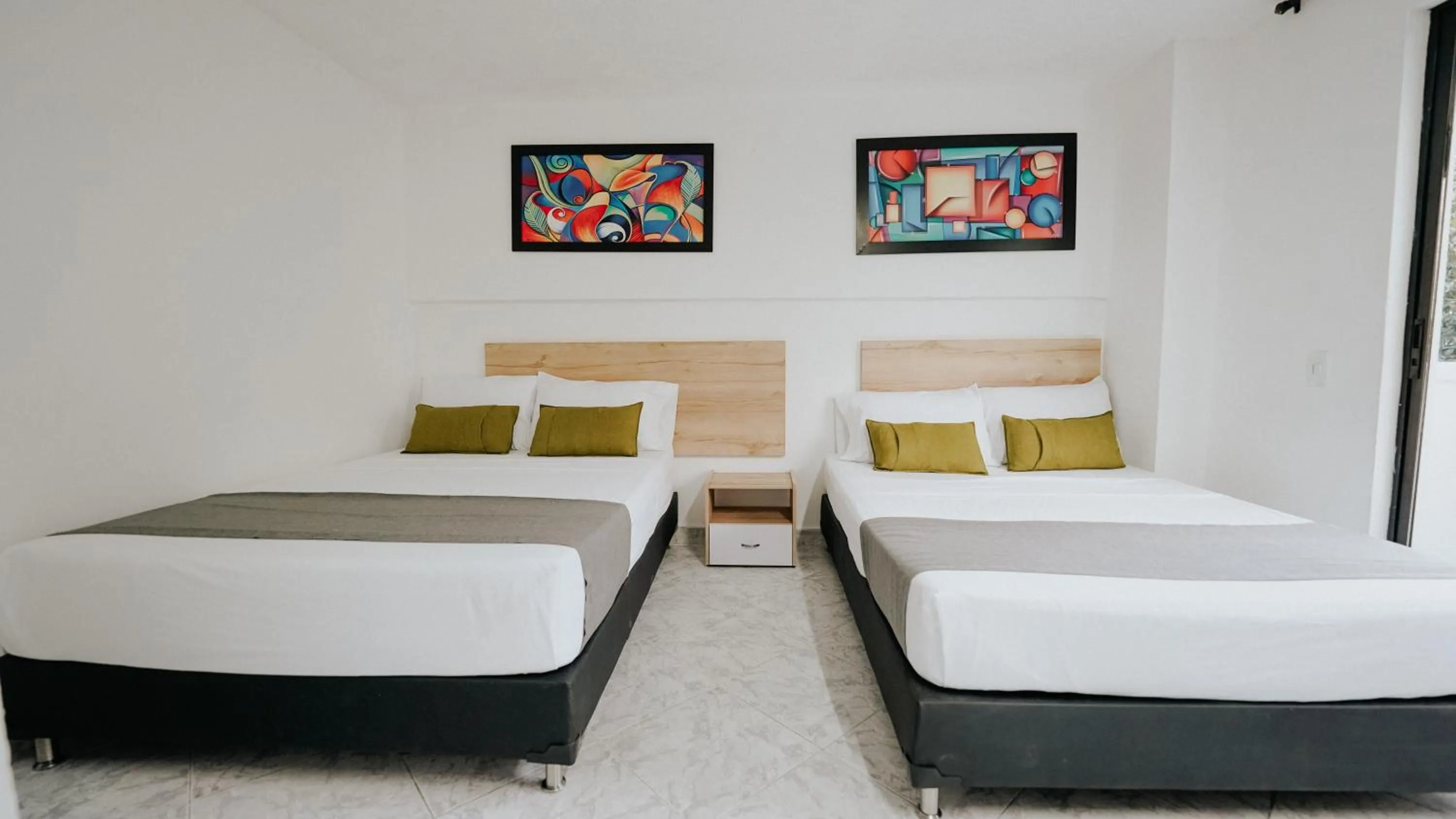 Bed in Hotel Balcones del Estadio