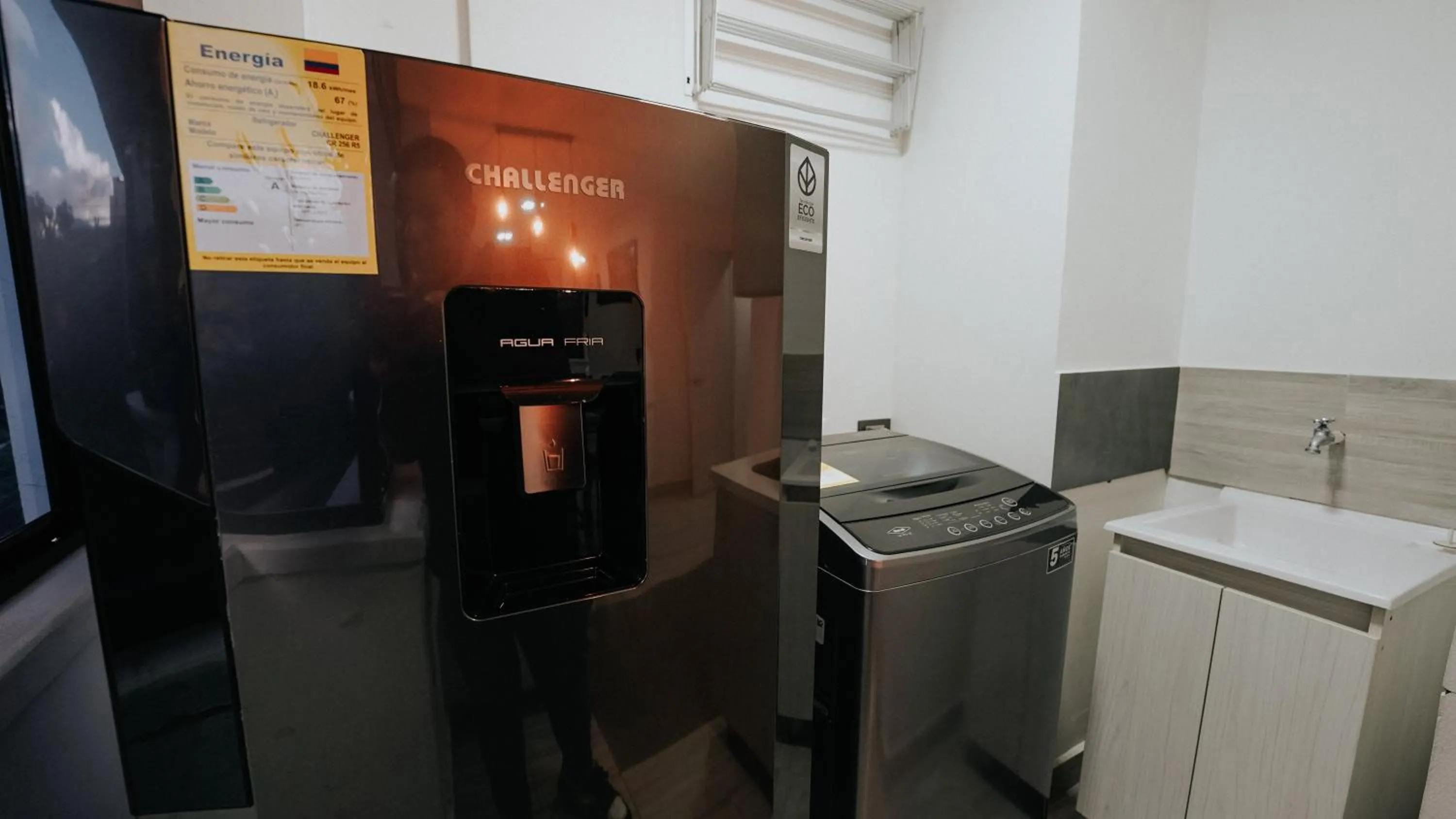 Kitchen or kitchenette in Hotel Balcones del Estadio