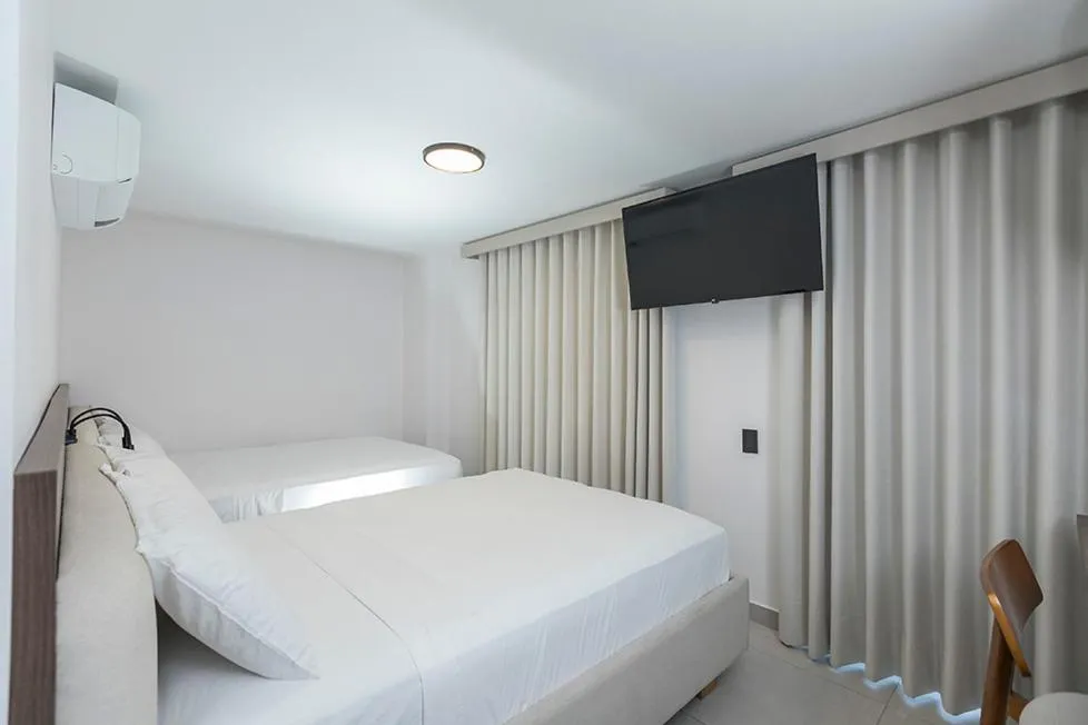 Bed in Hotel Balcones del Estadio