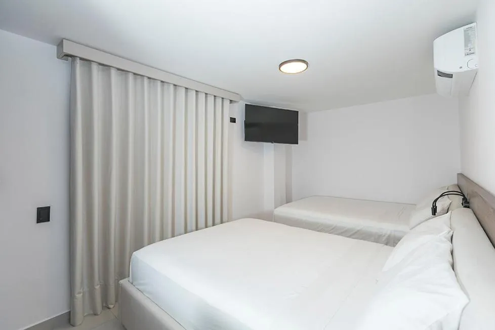 Bed in Hotel Balcones del Estadio