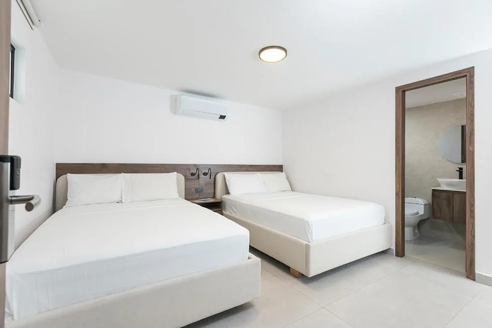 Bed in Hotel Balcones del Estadio