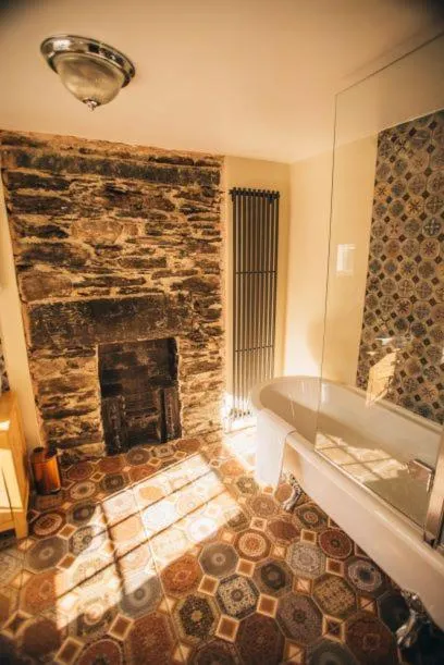 Bed in Tynycornel Hotel