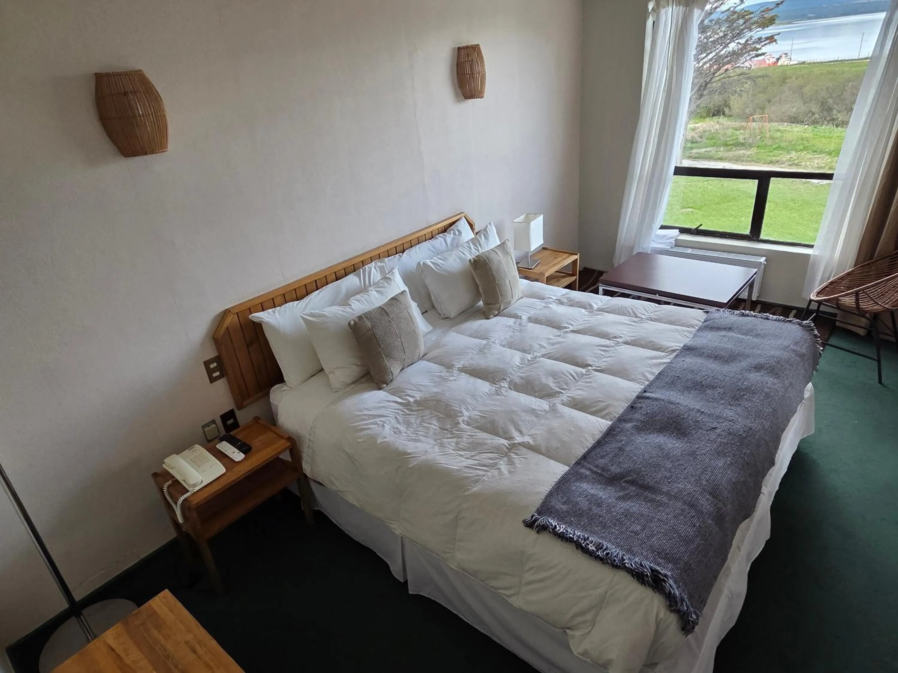 Bed in Hotel HD Natales